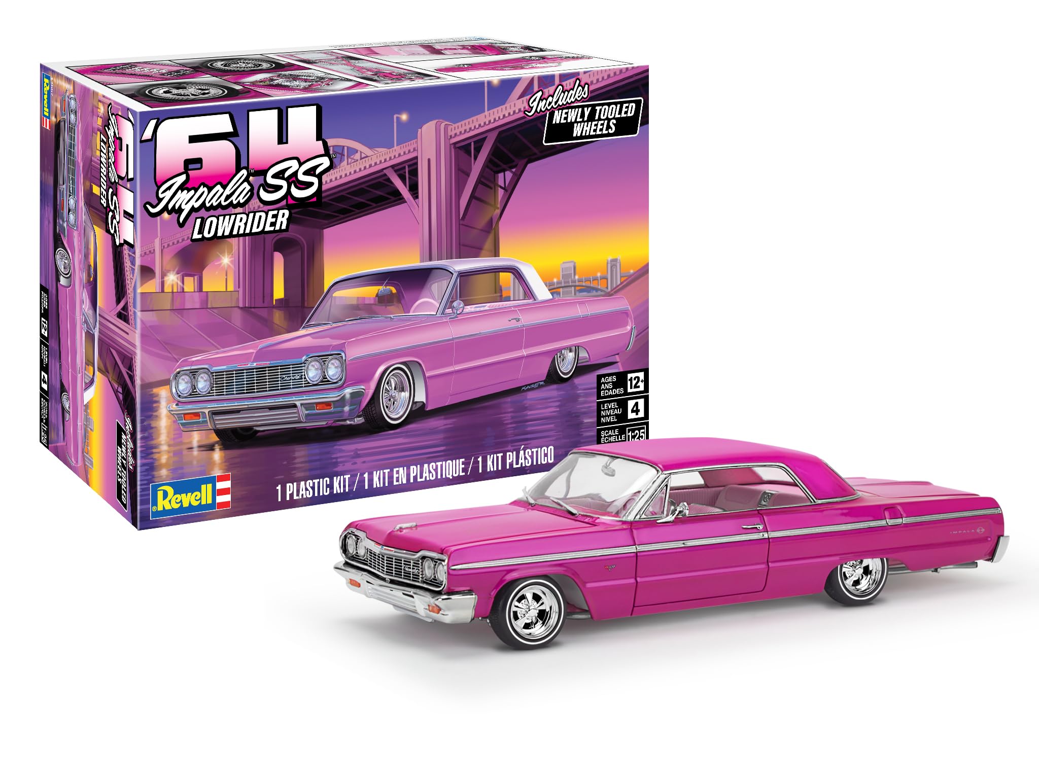 Amazon.com: Revell 14557 '64 Chevy Impala SS Lowrider 1:25 Scale