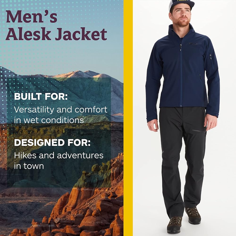 MARMOT Men's Alsek Jacket - Versatile Softshell Jacket
