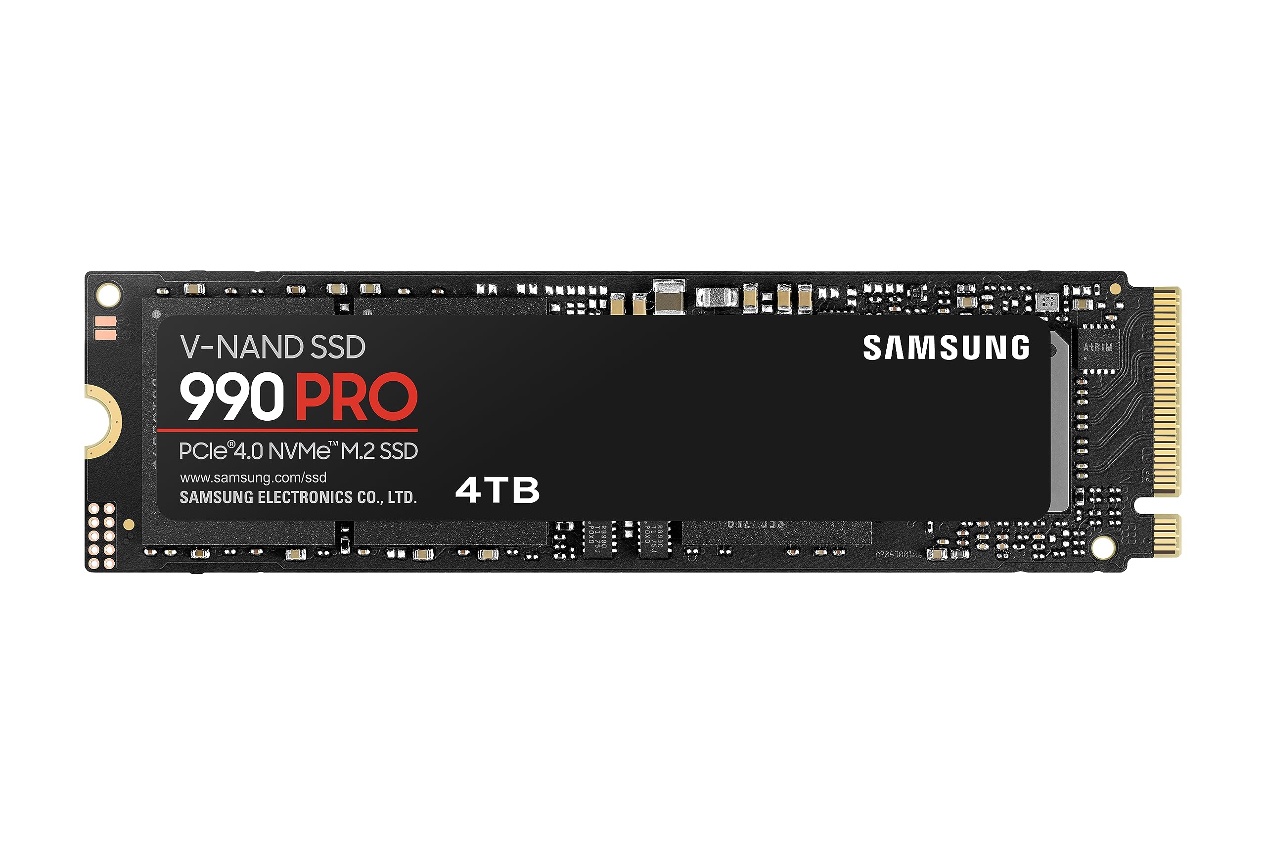 Amazon | Samsung 990 PRO NVMe M.2 SSD, 4 TB, PCIe 4.0, 7.450 MB/s