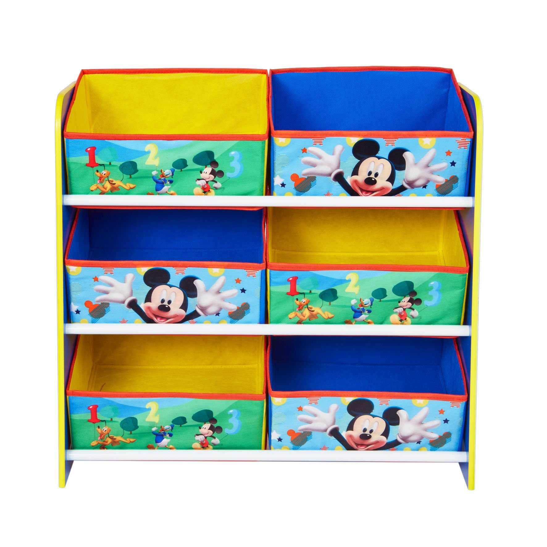 Hello Home Disney Mickey Mouse Kids Bedroom Storage Unit with 6