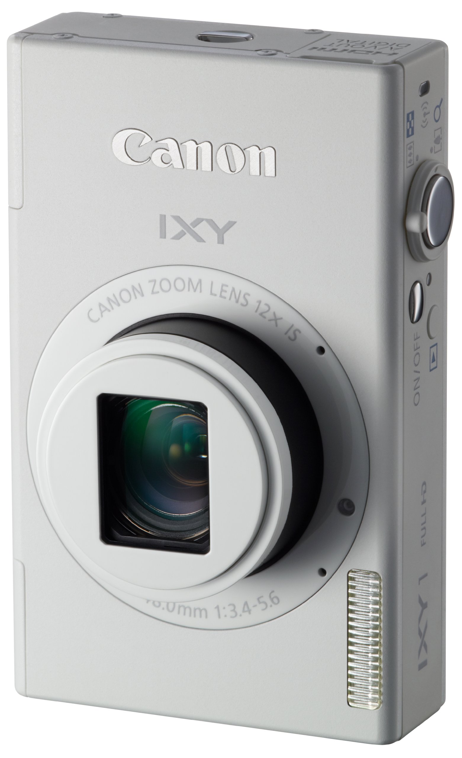 Amazon | Canon デジタルカメラ IXY 1 ホワイト 光学12倍ズーム Wi-Fi