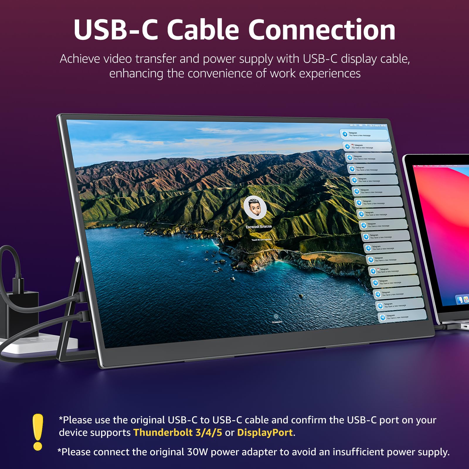 Amazon.co.jp: 【Amazon限定ブランド】VisionOwl モバイルモニター