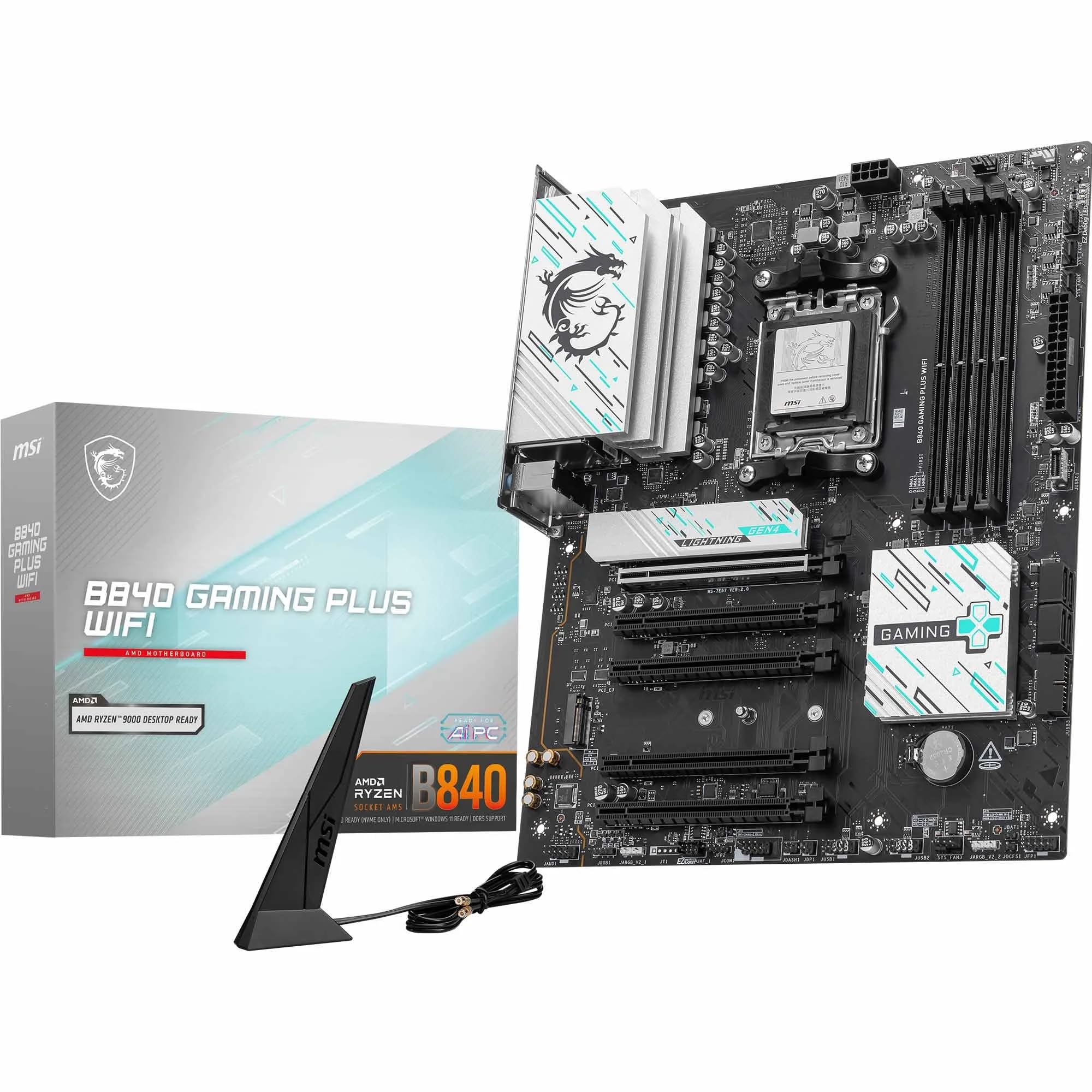 Amazon.com: MSI B840 Gaming Plus WiFi Motherboard, ATX - Supports