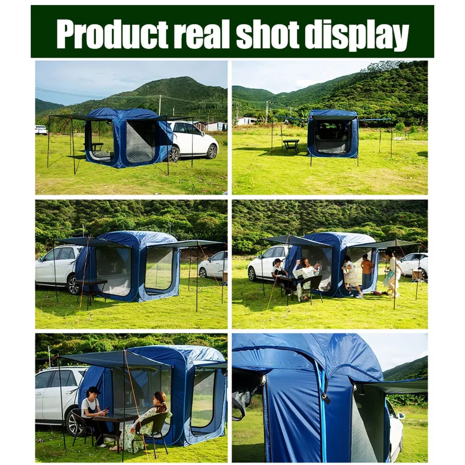 Amazon | 【2024 新モデル】カーサイドタープ トランクテント車用