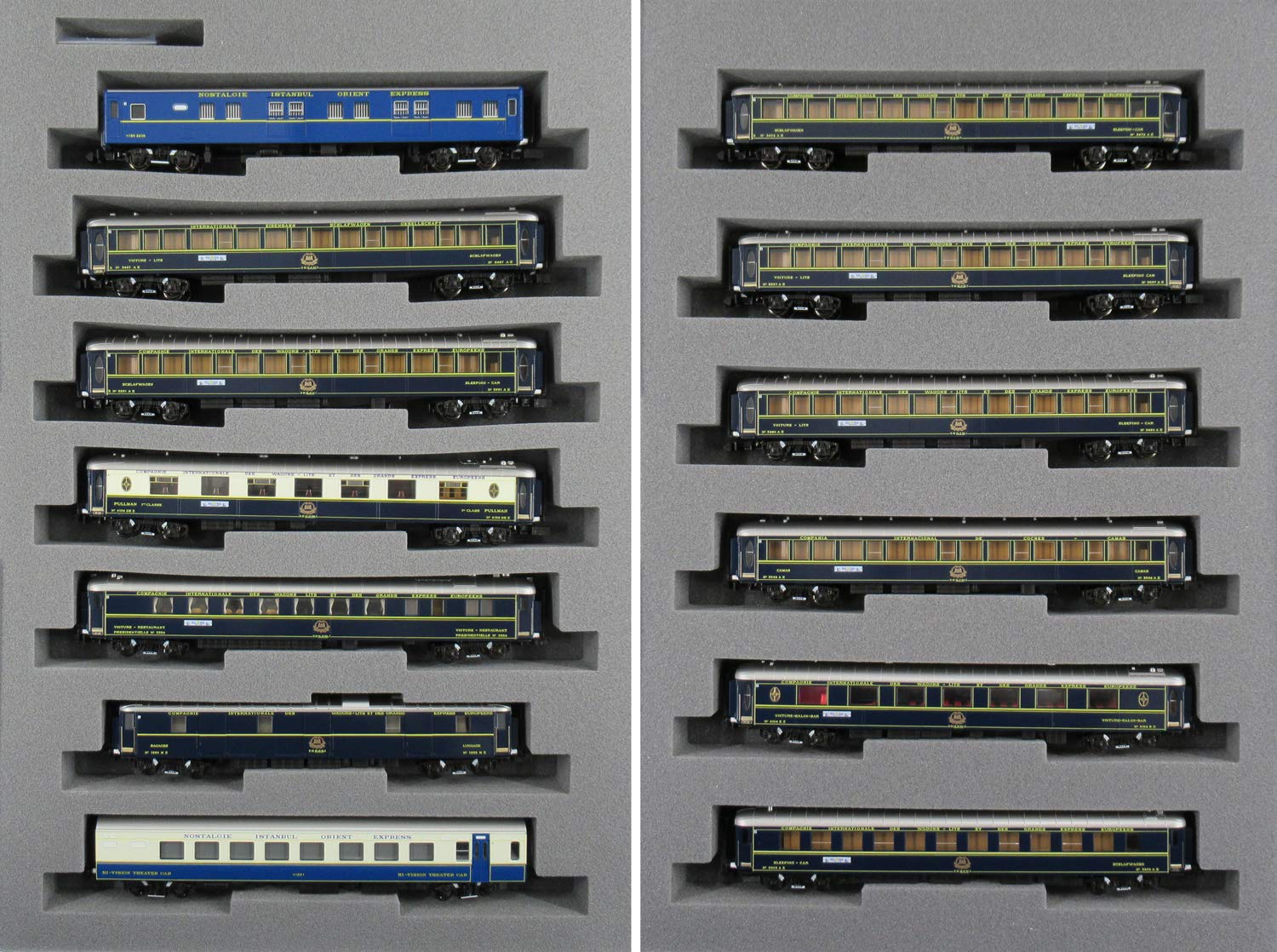 Amazon | KATO 10-561+10-562 オリエントエクスプレス'88 基本+増結 13