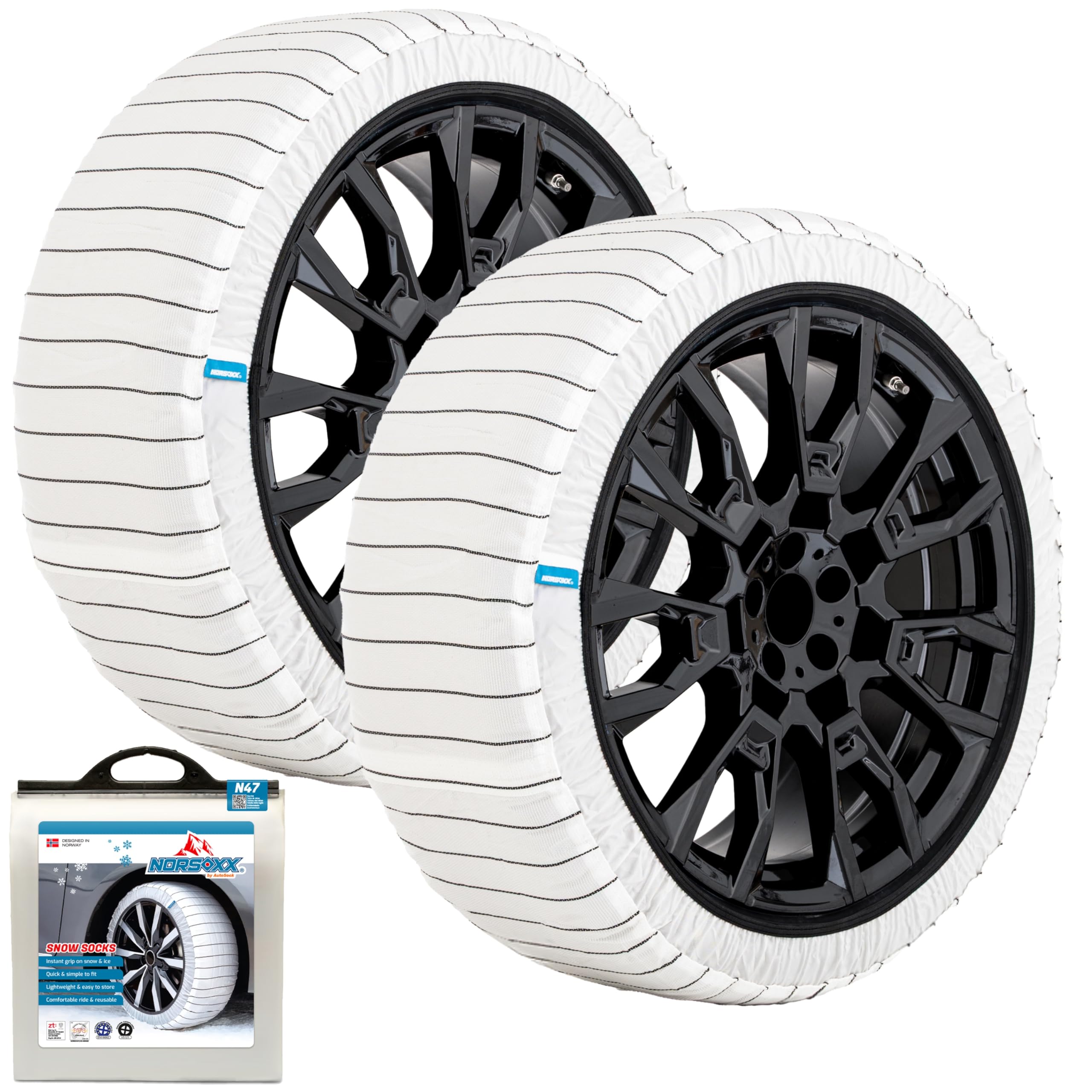 Amazon.co.jp: NORSOXX 乗用車用スノーソックス タイヤ用 N47 - 車