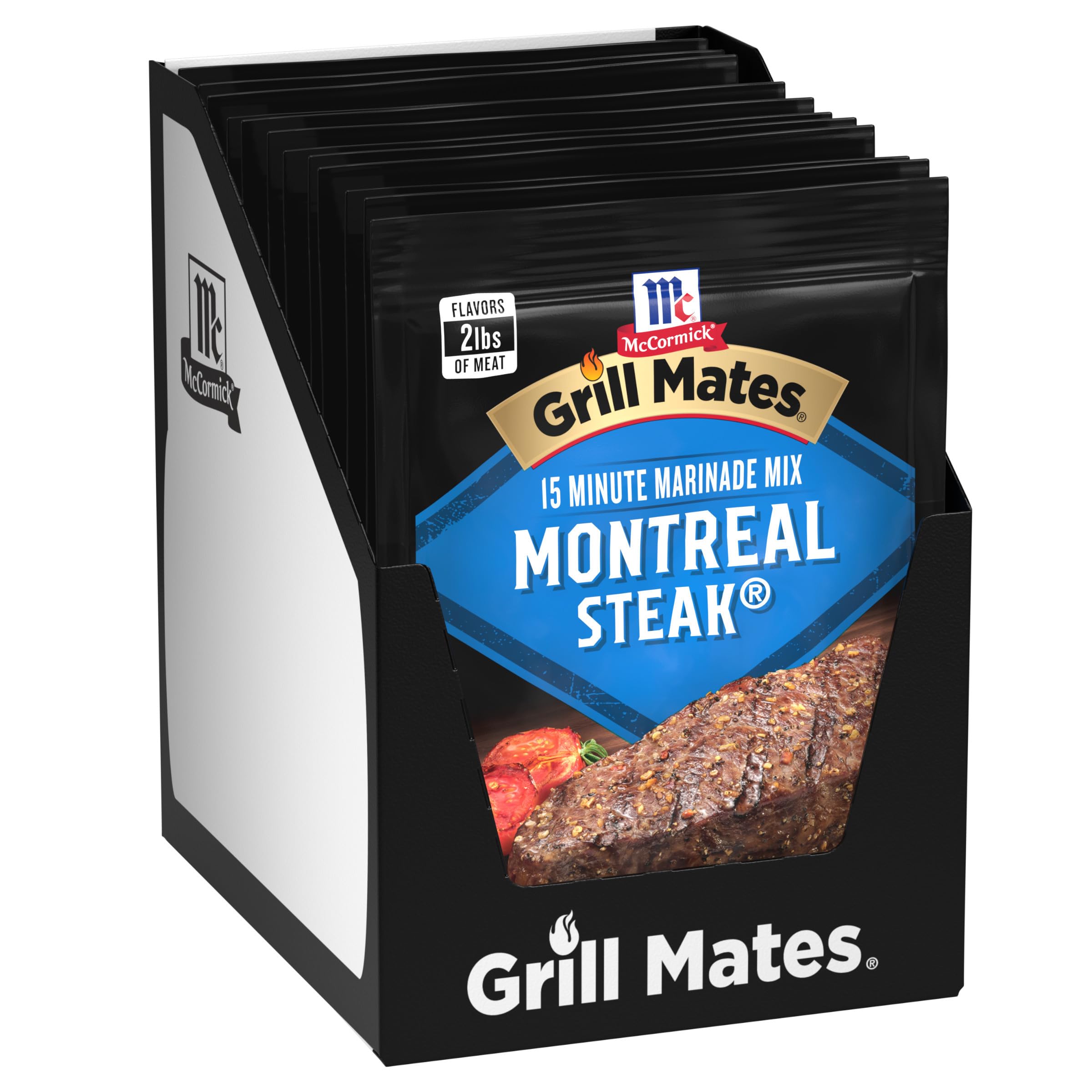 Amazon.com : McCormick Grill Mates Montreal Steak Marinade Mix