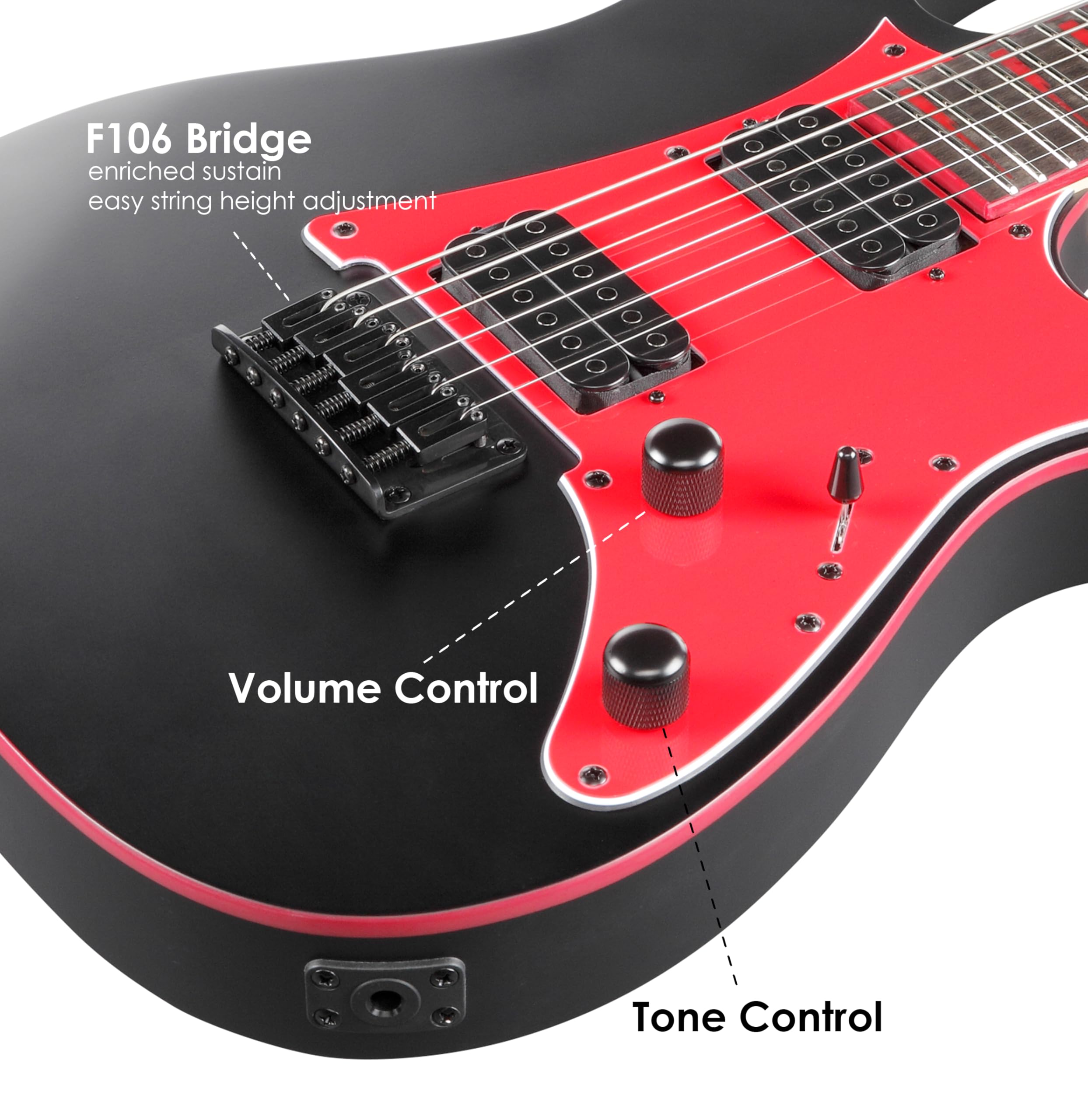 Amazon | Ibanez GIO RGシリーズ - エレキギター - ブラック/レッド