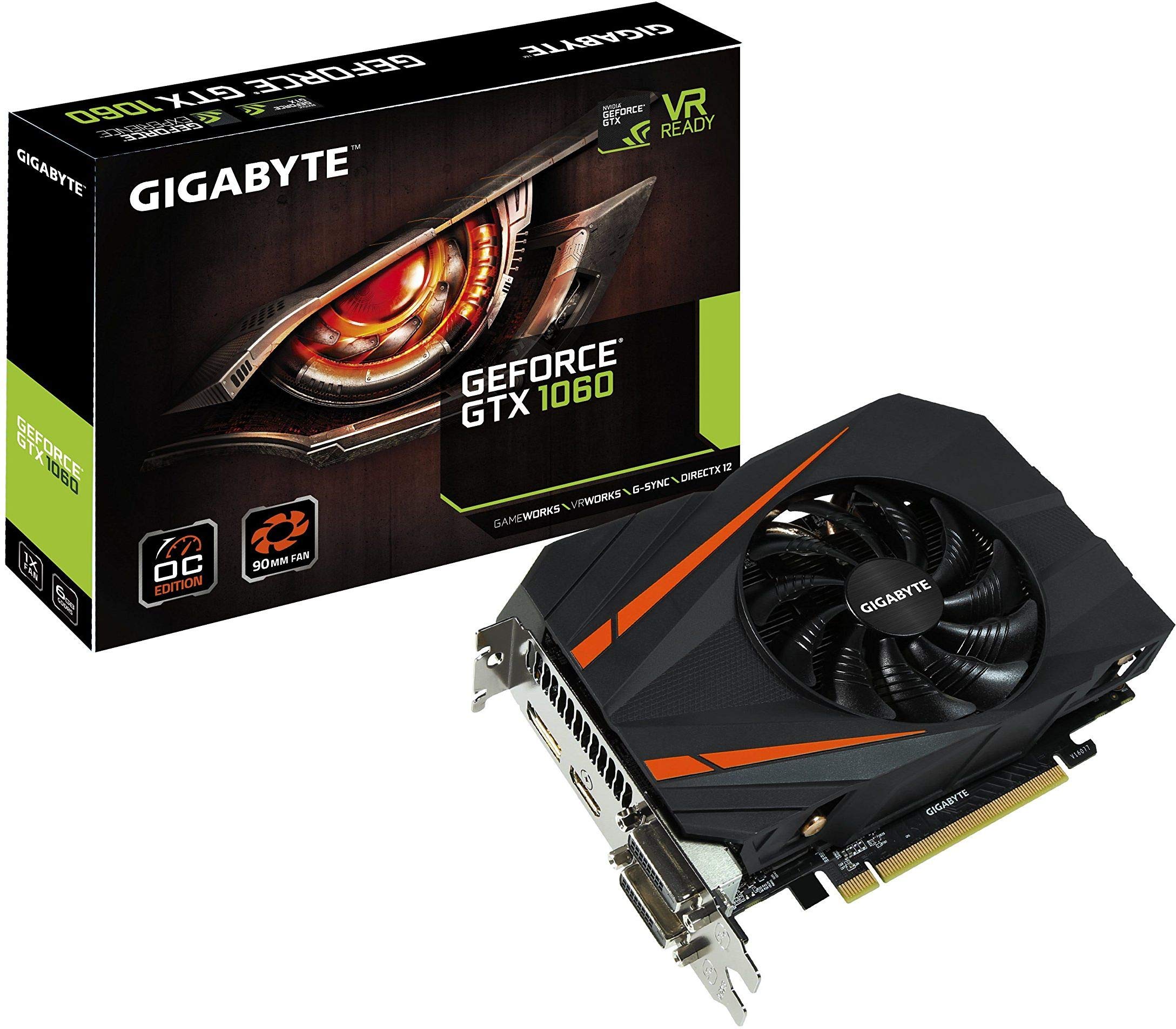 Amazon.com: GIGABYTE GeForce GTX 1060 Mini ITX OC 6GB GDDR5
