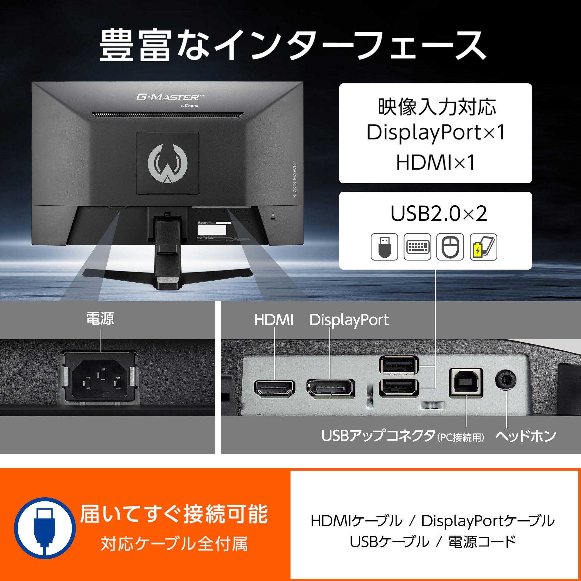 Amazon.co.jp: G-MASTER ゲーミングモニター ディスプレイ 23.8インチ
