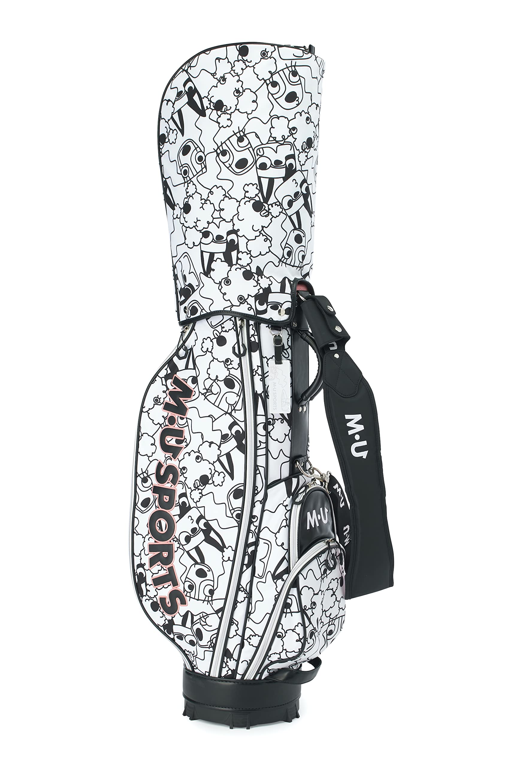 Amazon | MU SPORTS 2023SS◇キャラクターパズル柄8.5型キャディバッグ