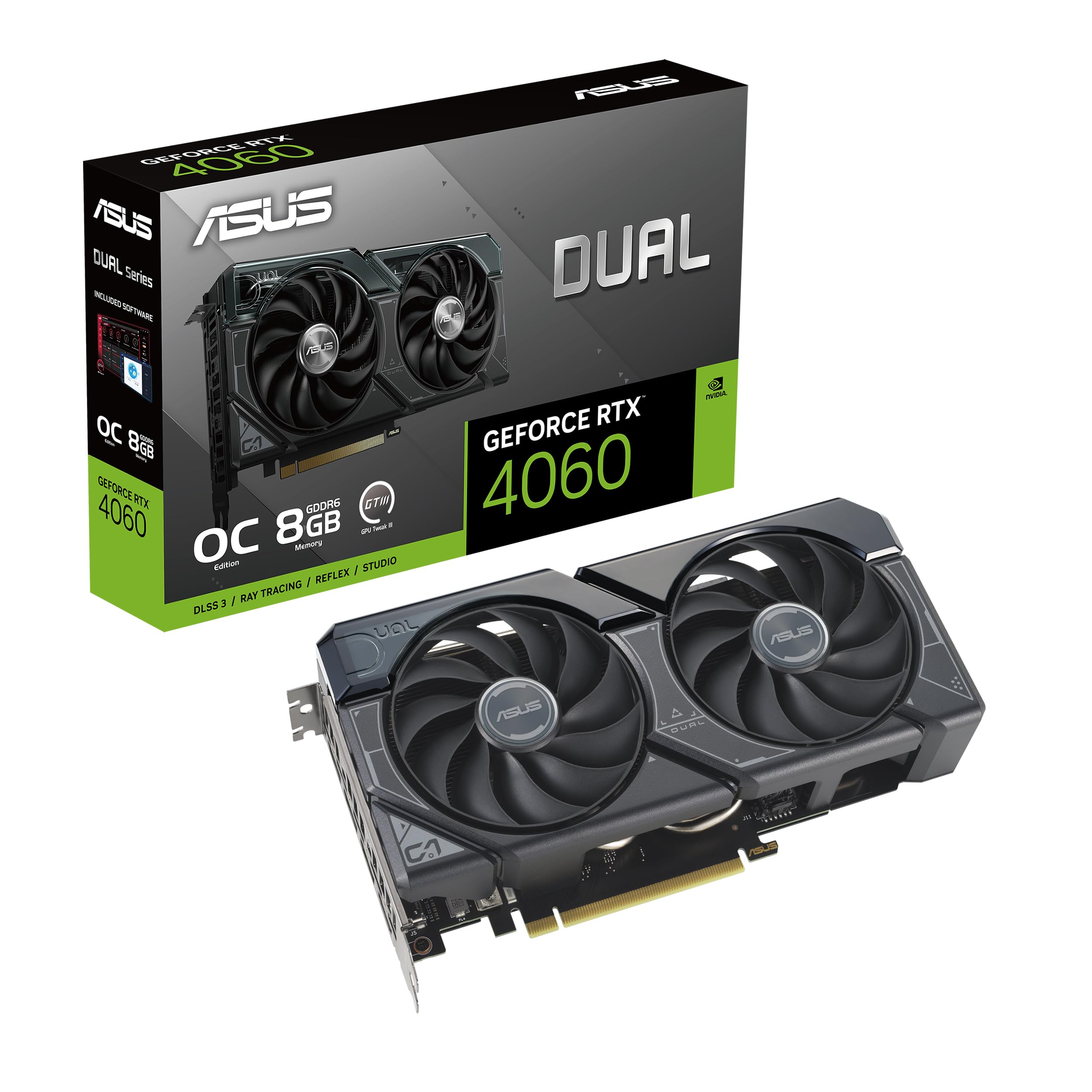 Amazon | ASUS Dual GeForce RTX™ 4060 OCエディション 8GB GDDR6
