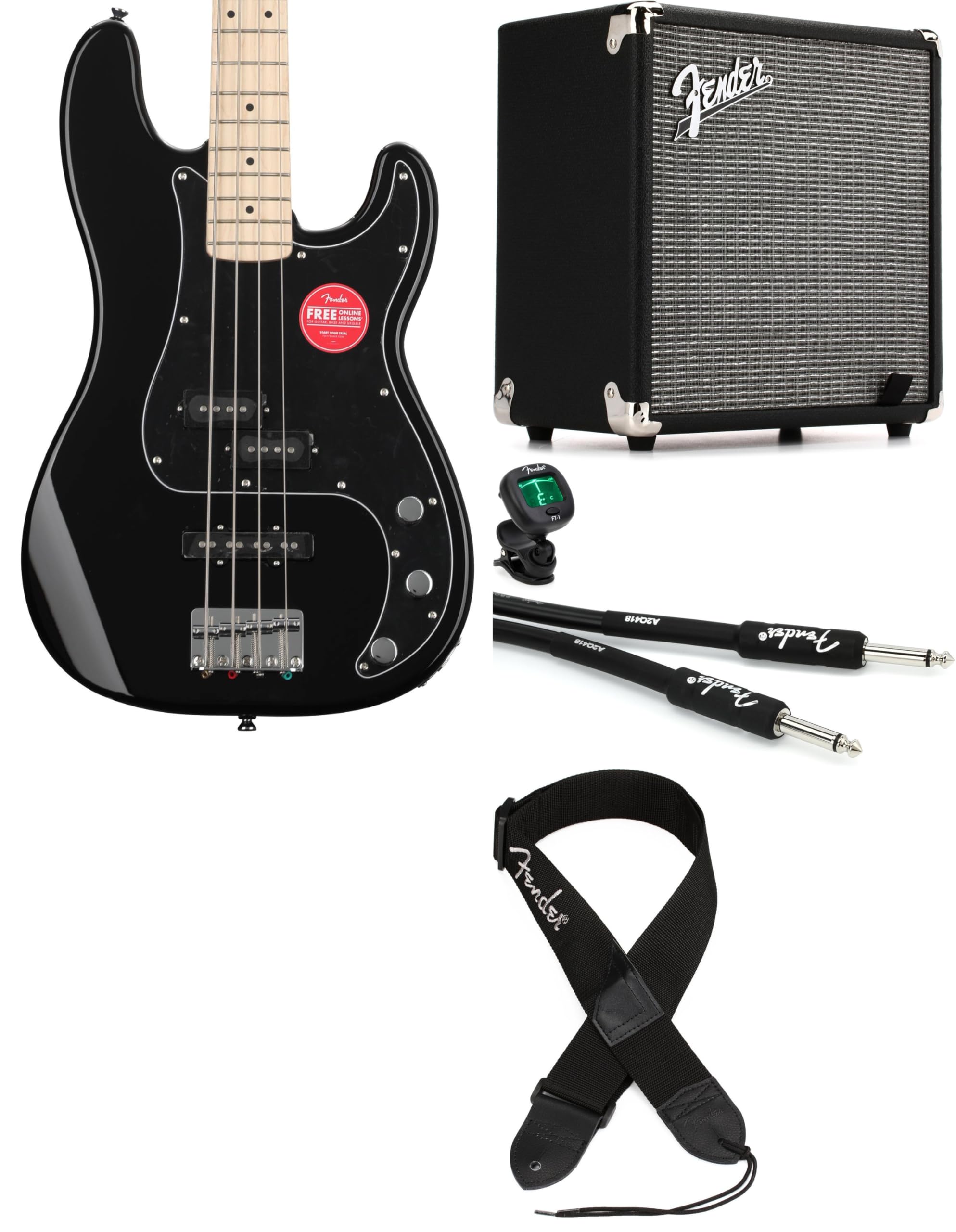 Amazon.com: Fender Squier Affinity Series Precision Bass Bundle
