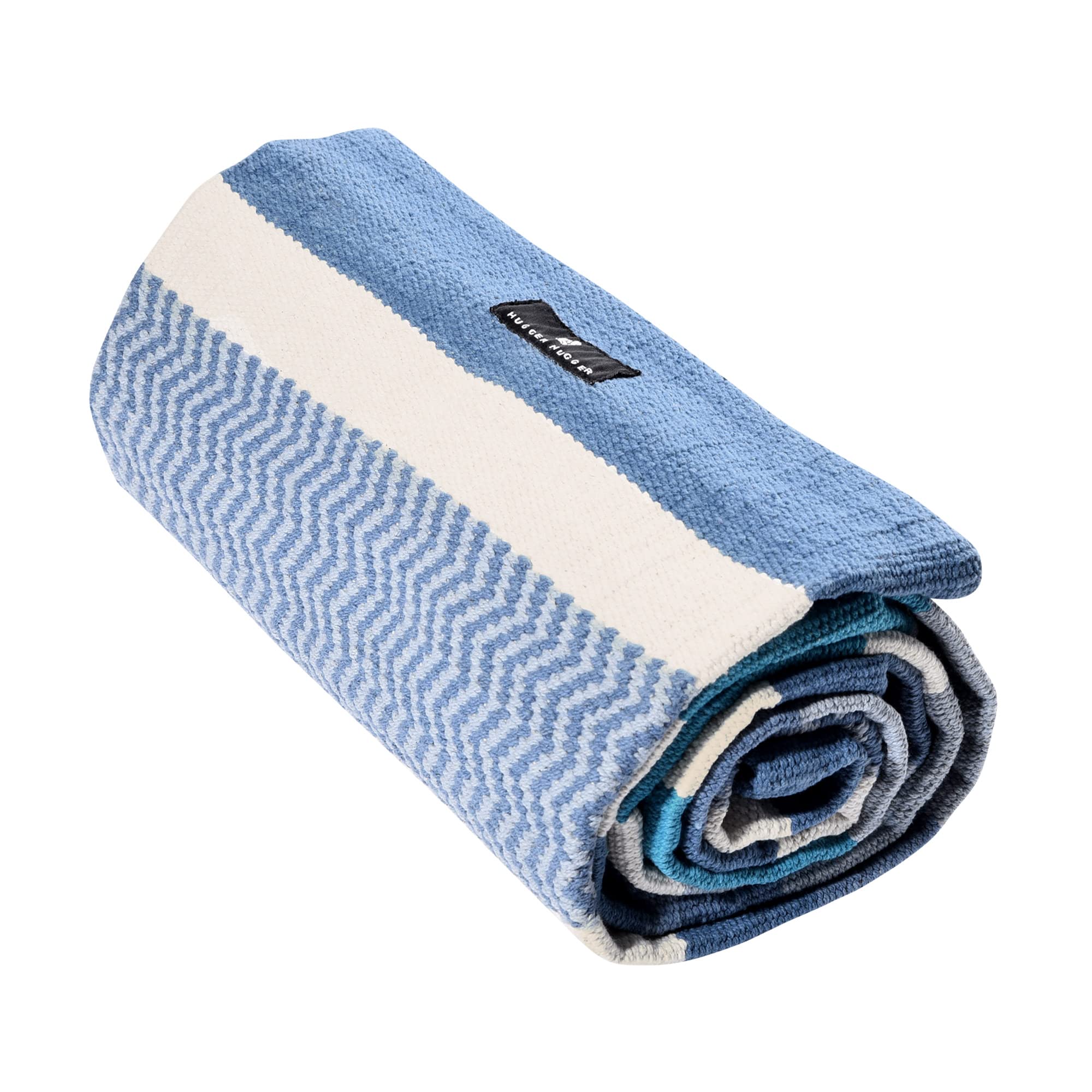 Amazon | Cotton Yoga Rug コットンヨガラグ ブルー | Hugger Mugger