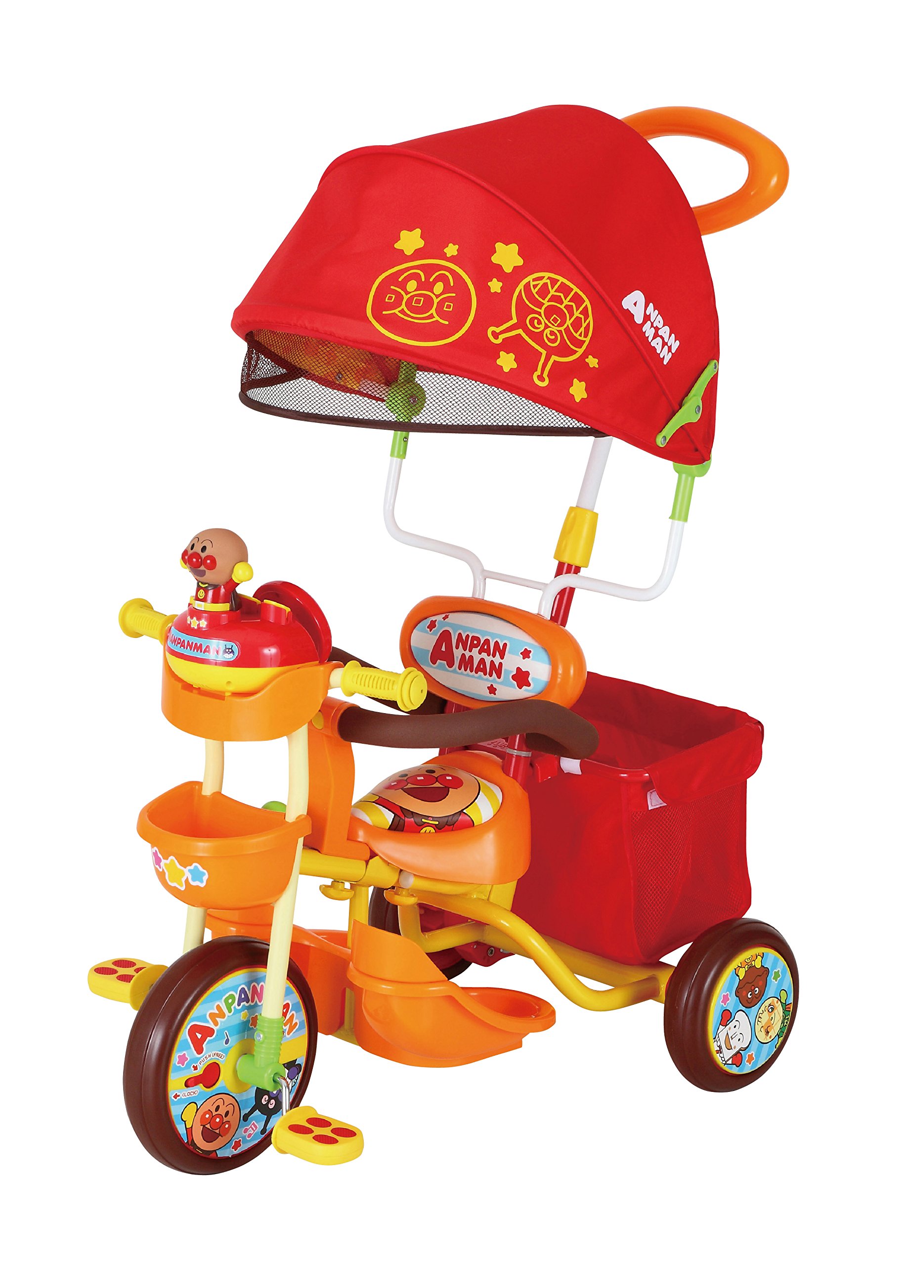 Amazon.co.jp: 三輪車 それいけ!アンパンマンデラックスII オレンジ