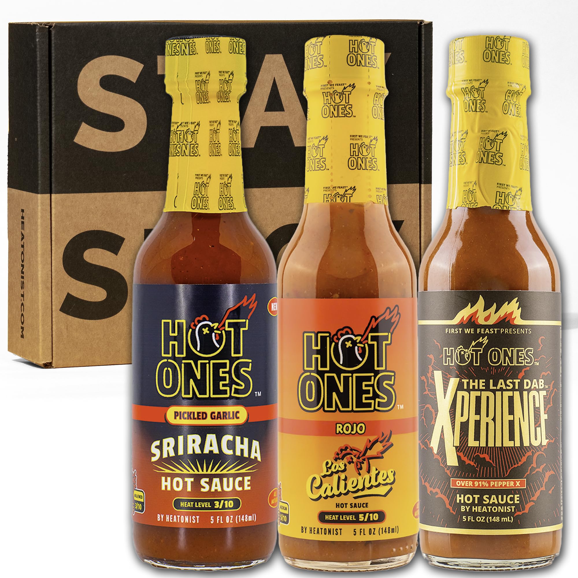 Amazon.com : Hot Ones Hot Sauce Challenge Set - Season 26 Trio