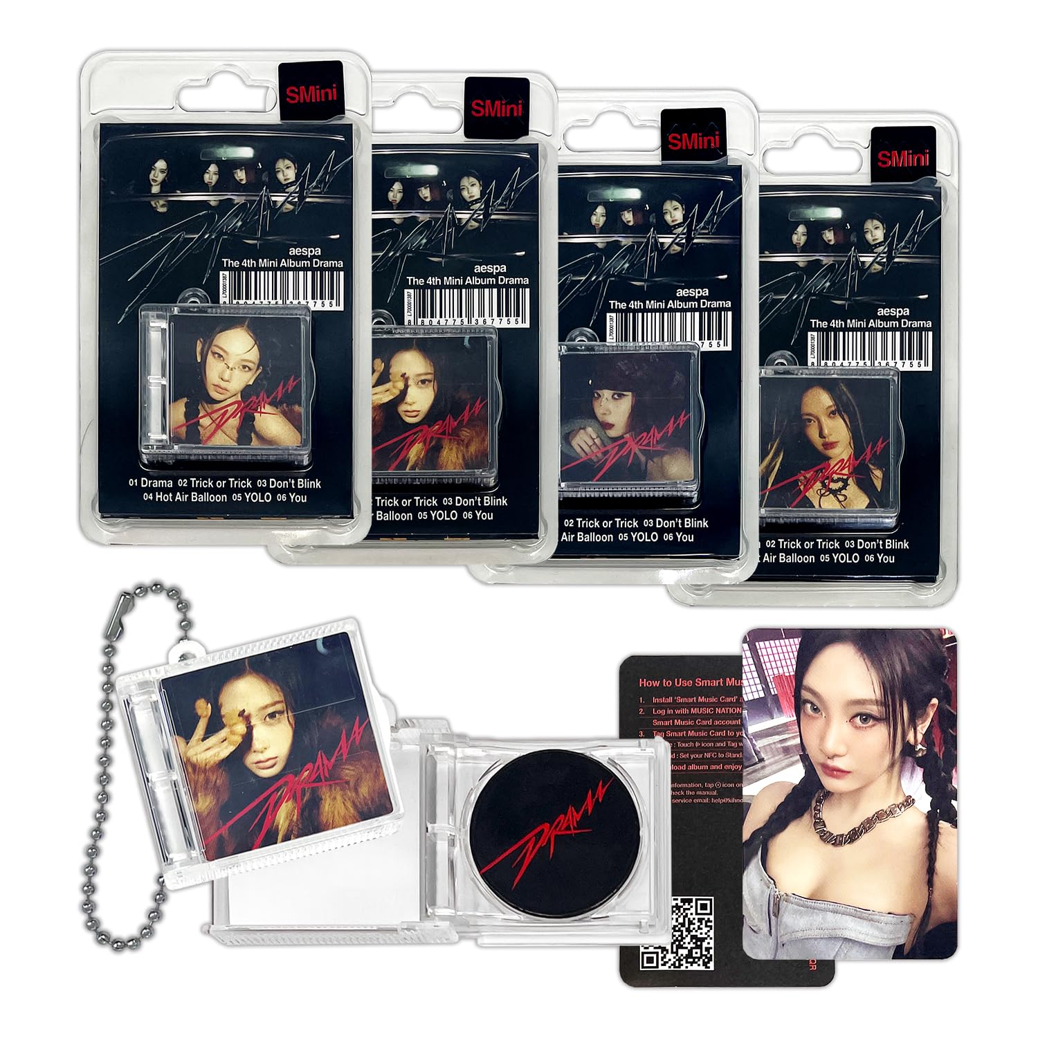 Amazon.co.jp: aespa - 4th Mini Album [DRAMA] (SMini Ver.- ランダム