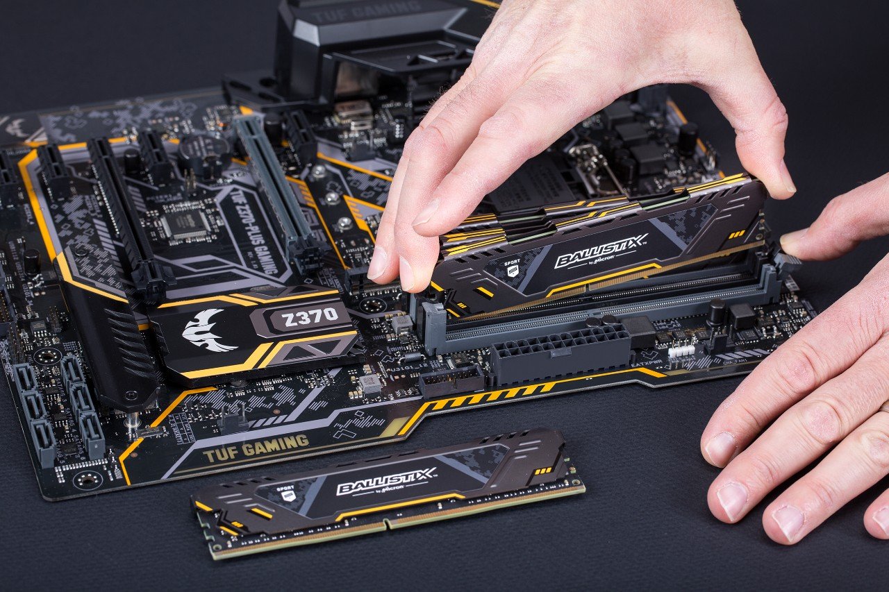 Crucial Ballistix Sport at 2666 MHz DDR4 DRAM Desktop Gaming
