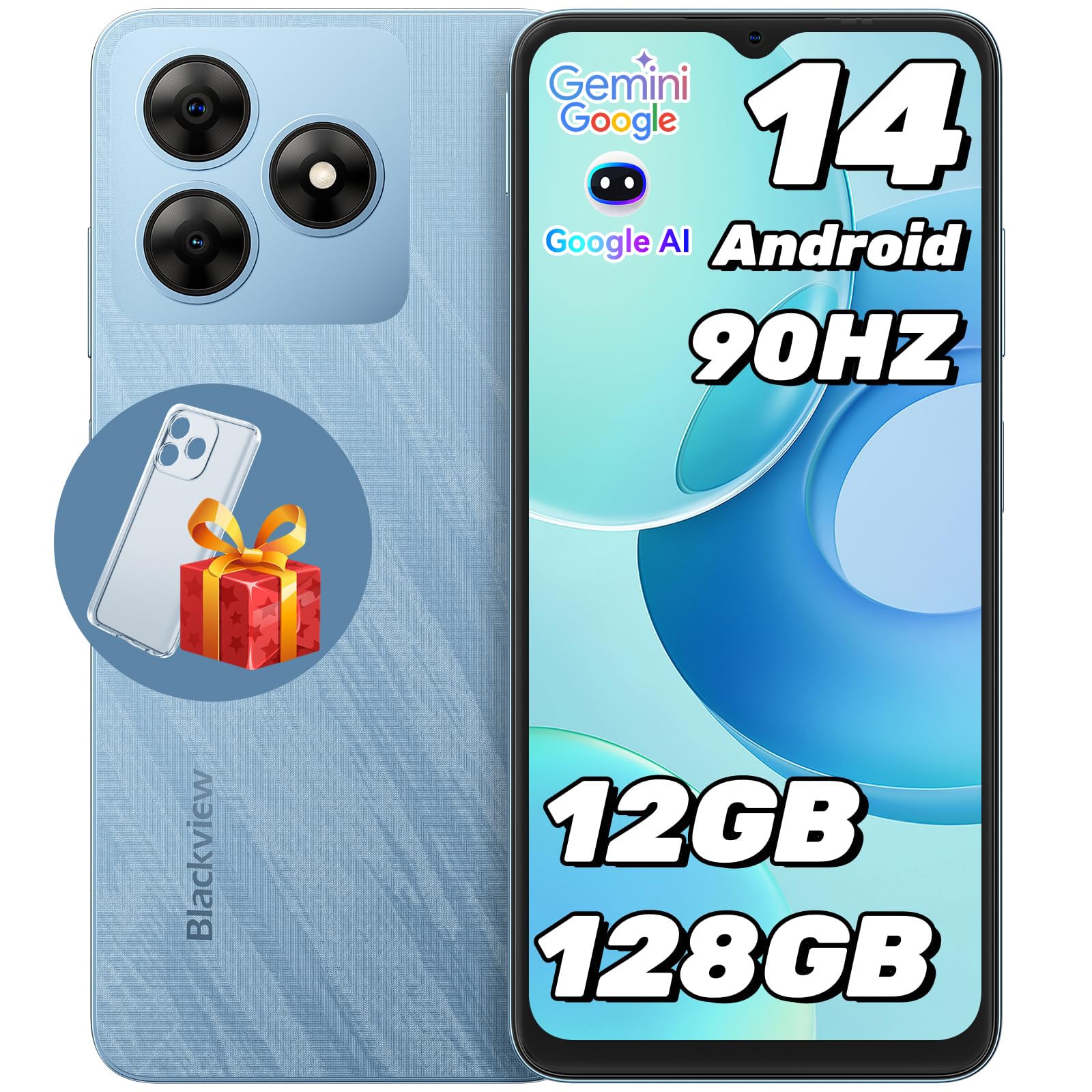 Amazon | Blackview Wave8 SIMフリー スマホ 本体 アンドロイド 14