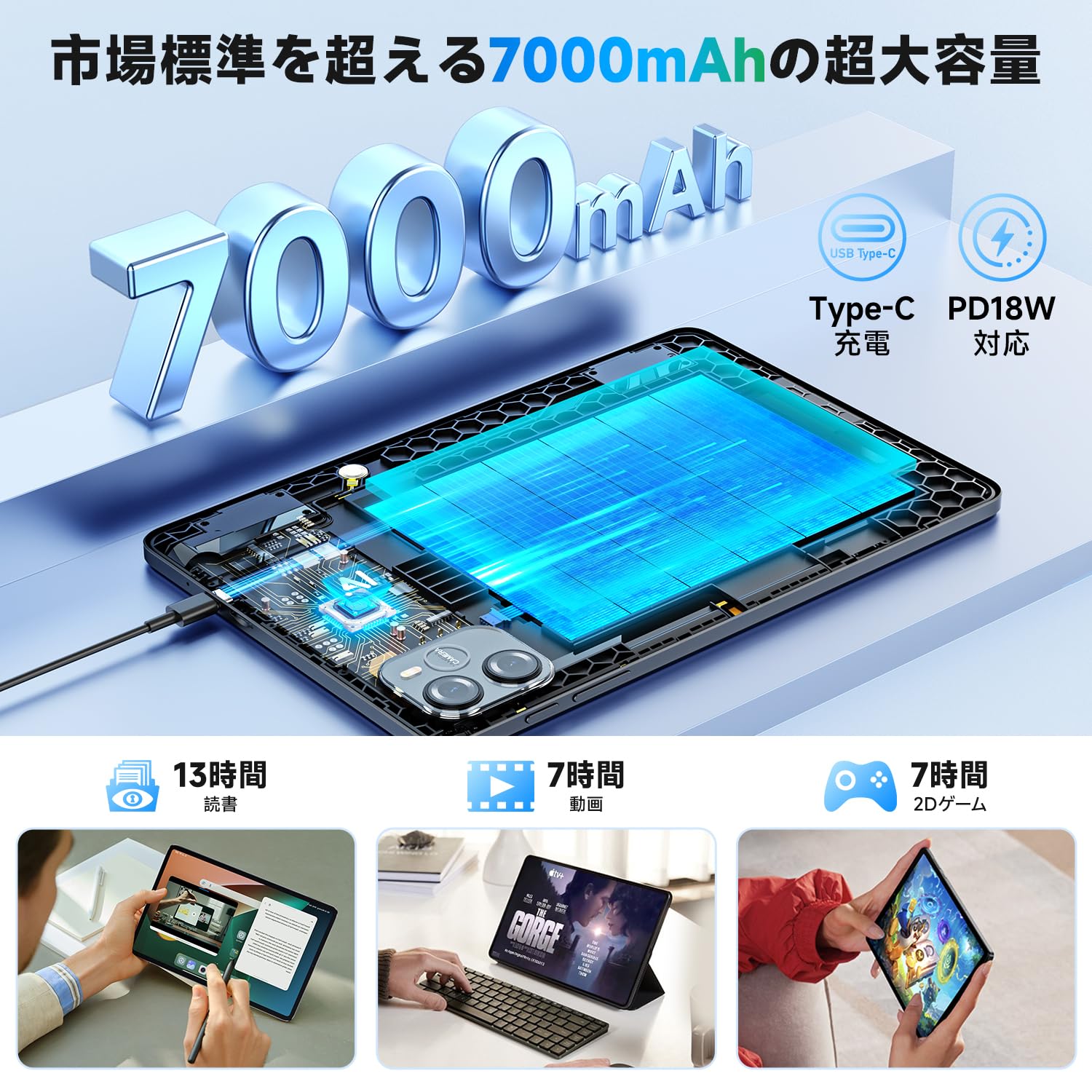 Amazon.co.jp: タブレット 10インチ 【Android 16 Gemini AI搭載