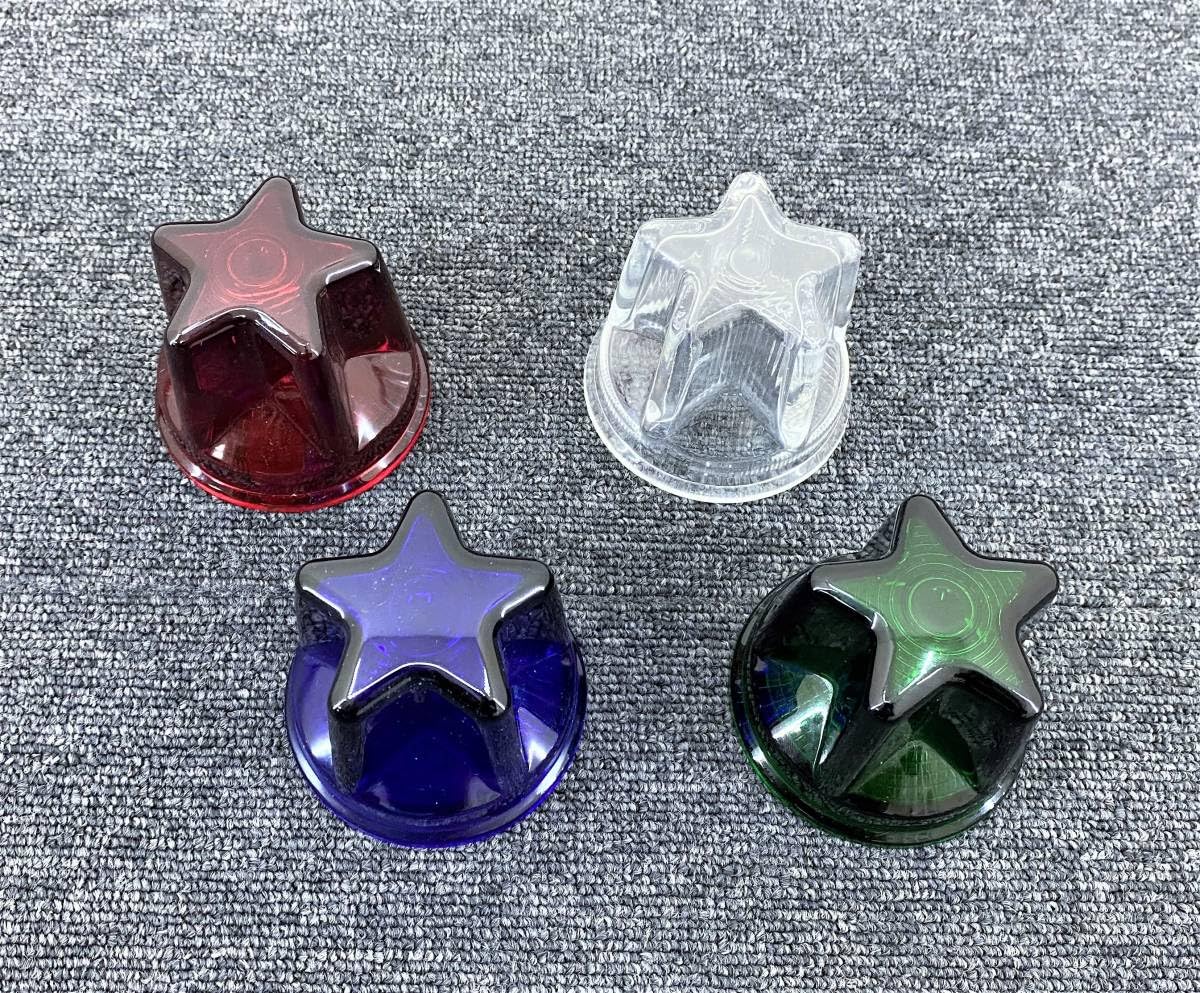 Amazon.co.jp: ガラス製 星マーカーレンズ 瑠璃色 ブルー 星型バス