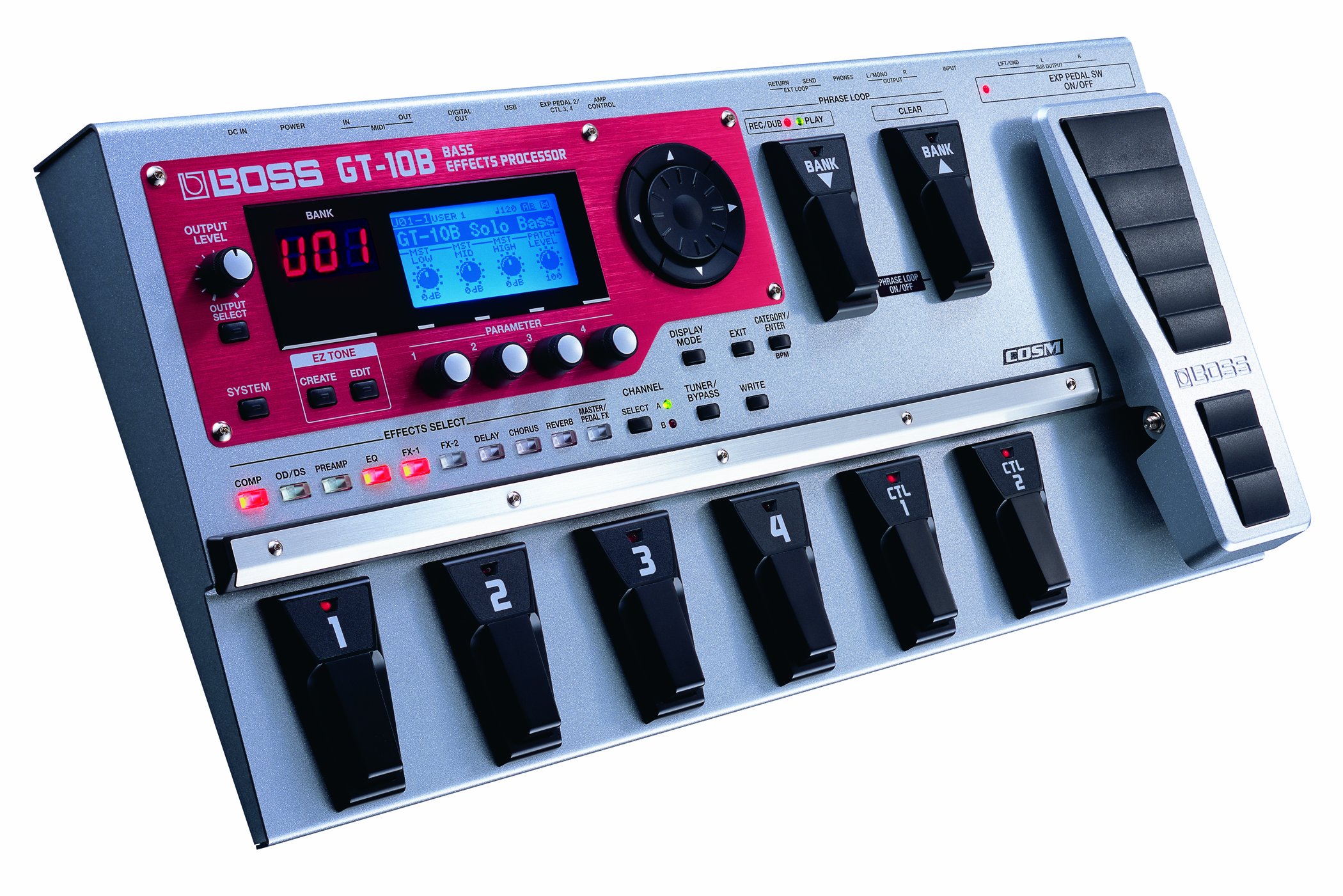 Amazon.com: Boss GT-10B Bass Multi-Effects Processor : Musical