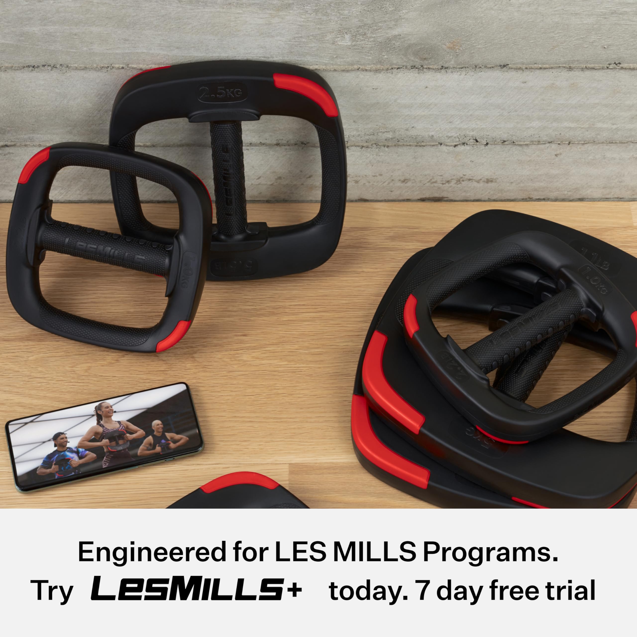 Amazon.co.jp: Les Mills™ デュアルパーパス2.2ポンド人間工学ハンド