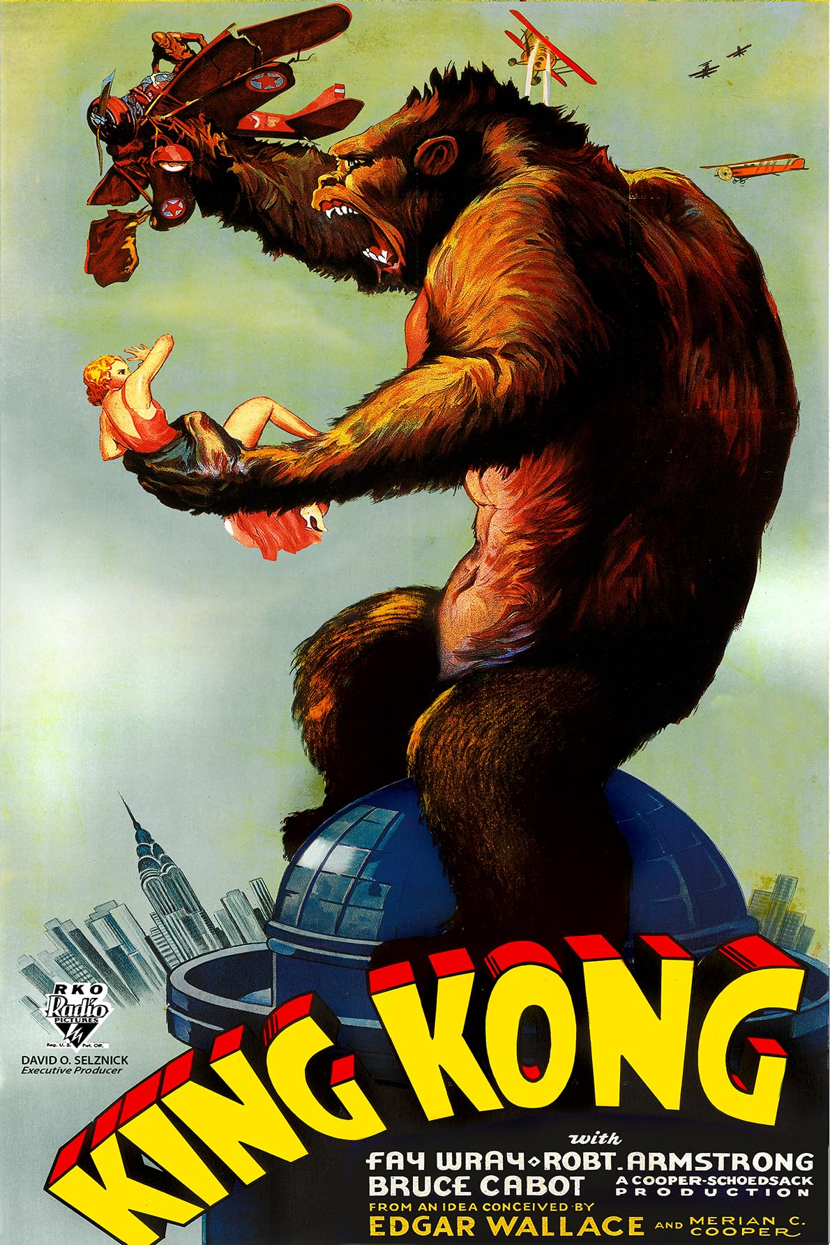 Amazon.co.jp: - キングコングヴィンテージ映画ポスター 3-11x17