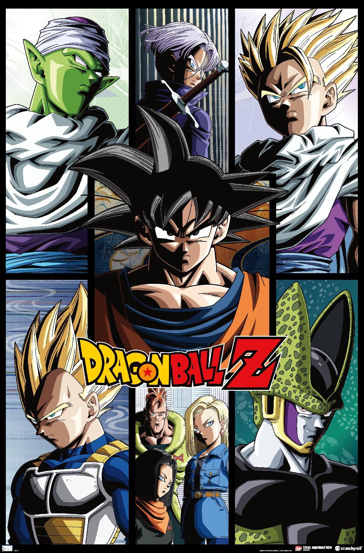Amazon.com: Dragon Ball Z - Grid Wall Poster, 34L