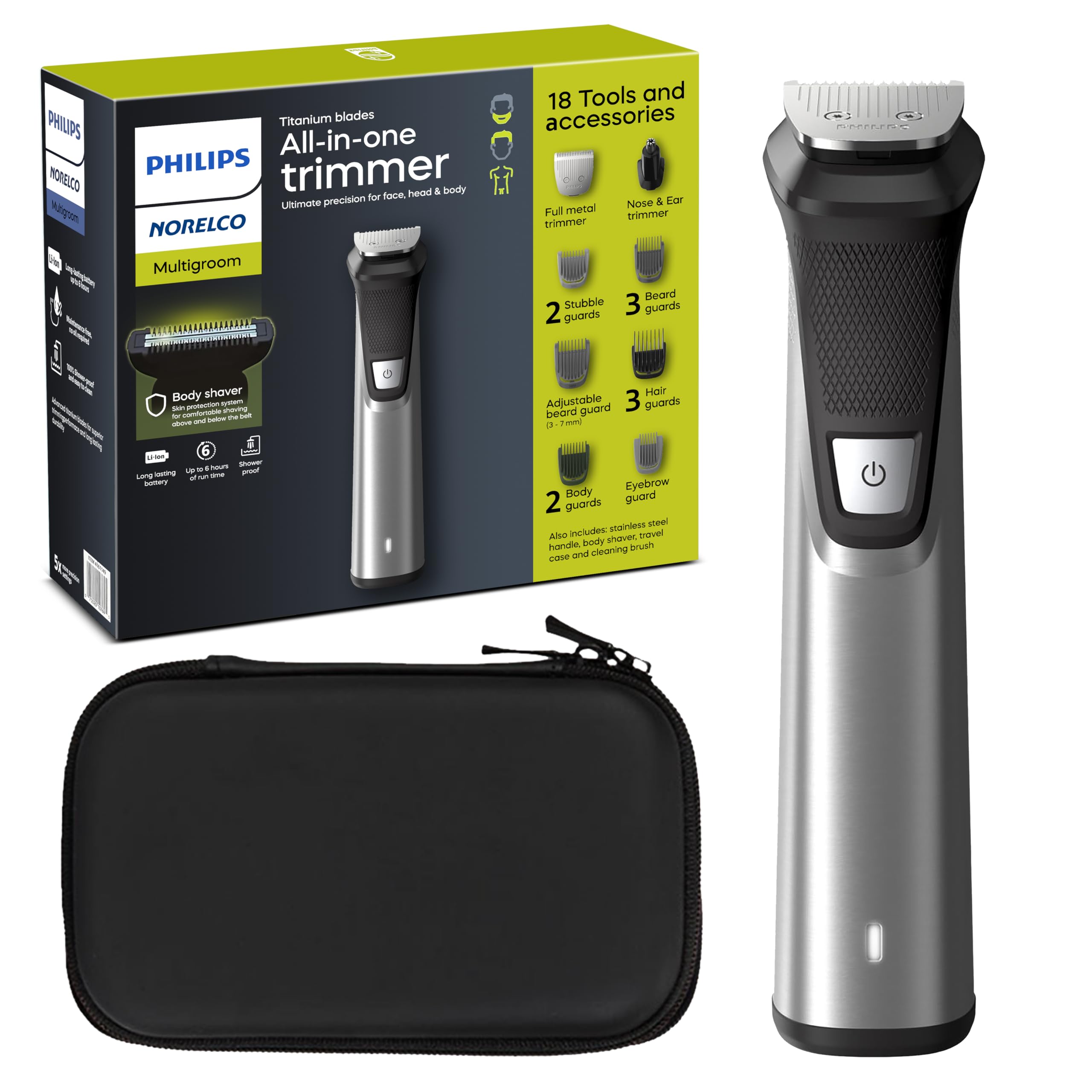 Amazon.com: Philips Norelco Multigroom 9000 Series MG9740-18-in-1