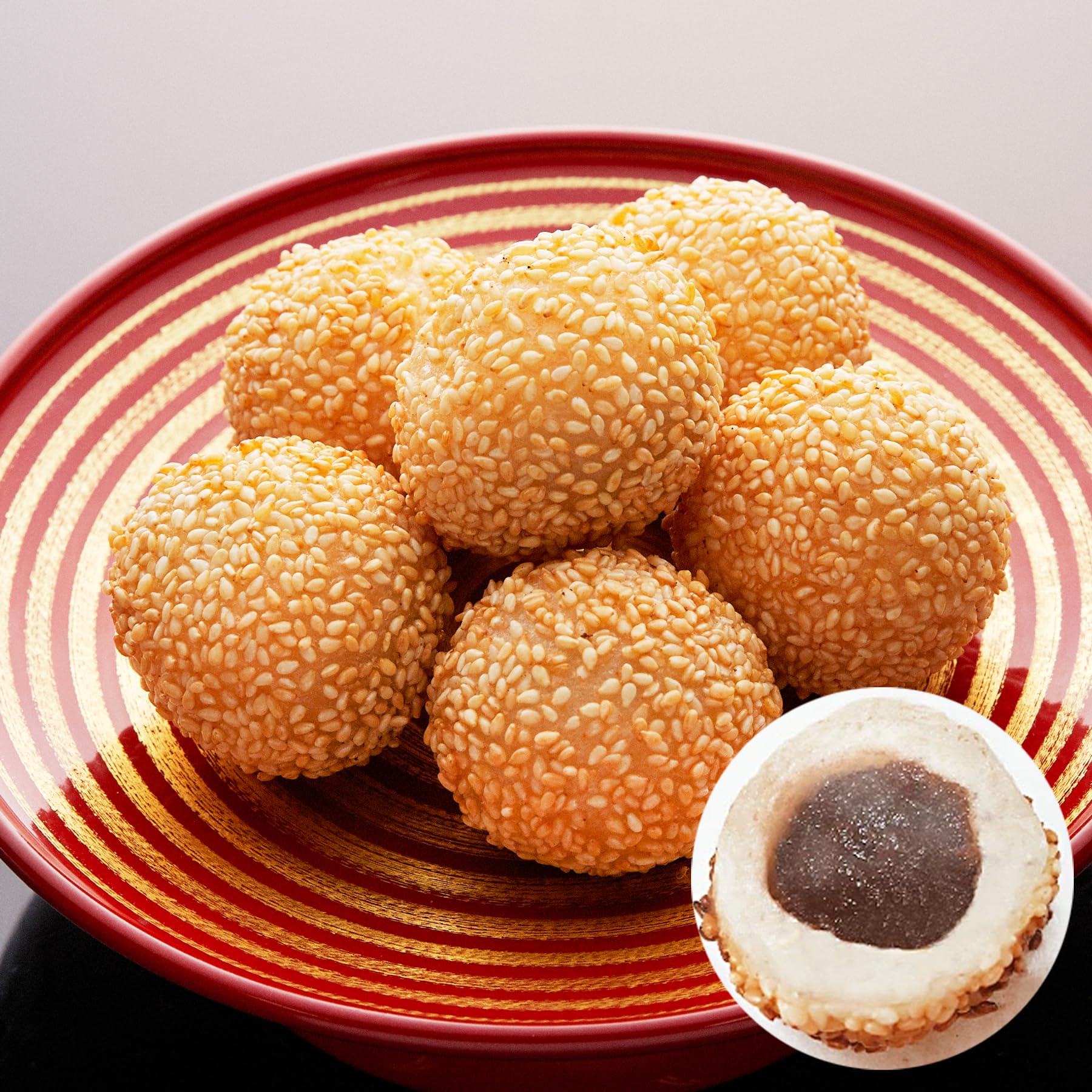 Amazon | 江戸清 横浜中華街 胡麻団子 ゴマ団子 国内製造 ごま団子