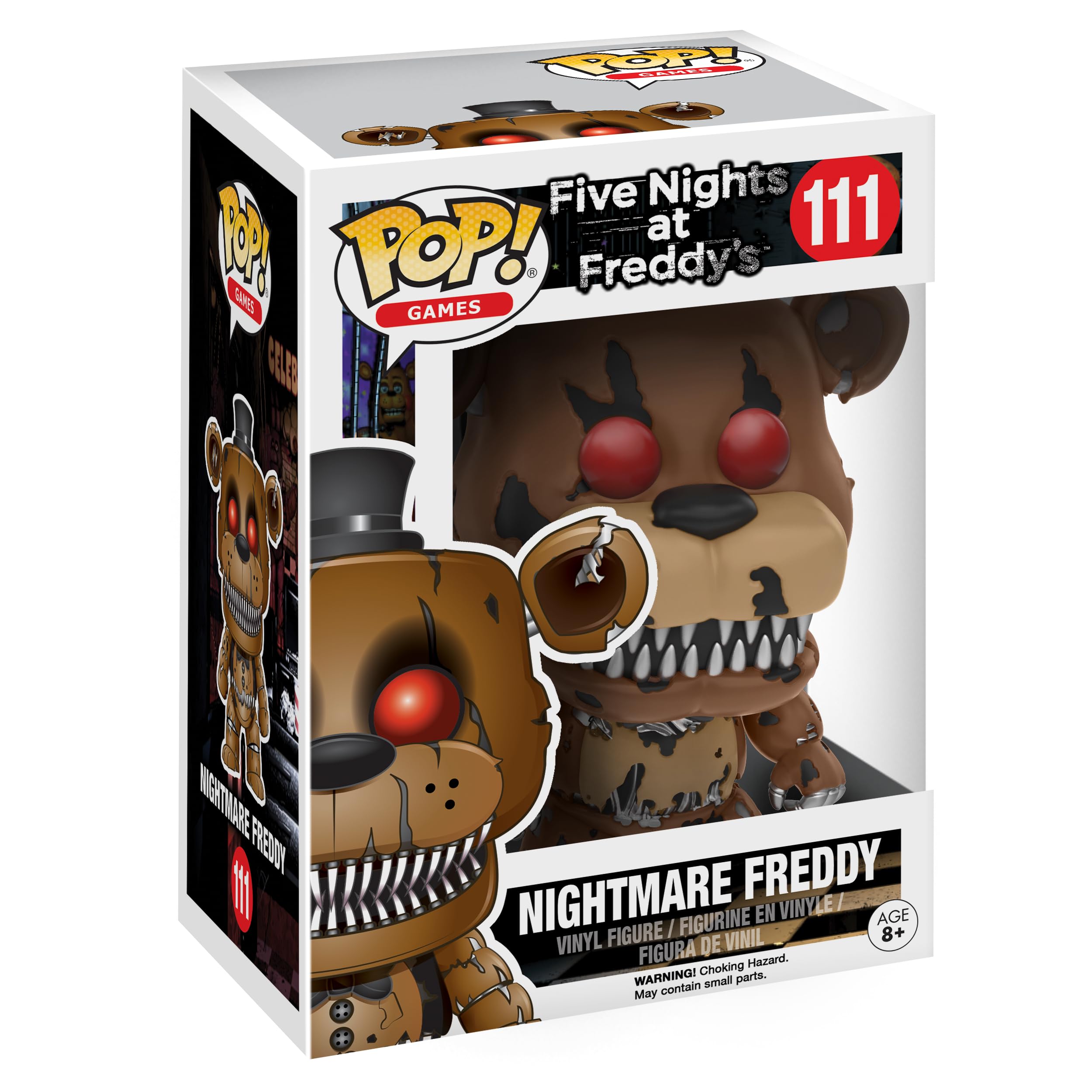 Amazon.com: Funko Five Nights at Freddy's - Nightmare Freddy Toy