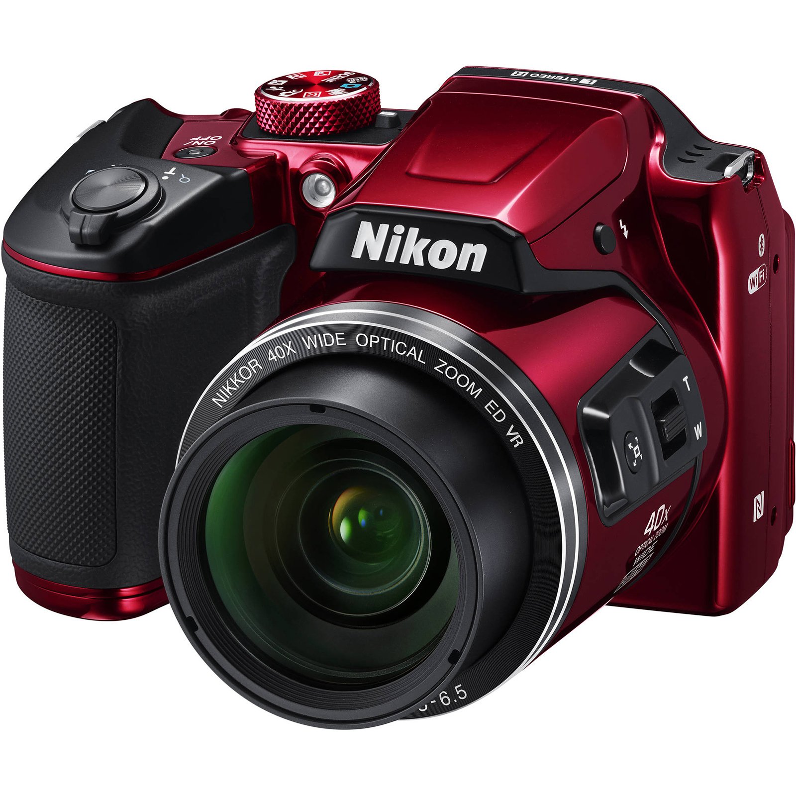 Amazon | Nikon Coolpix b500 Wi - Fiデジタルカメラ(レッド) – (認定