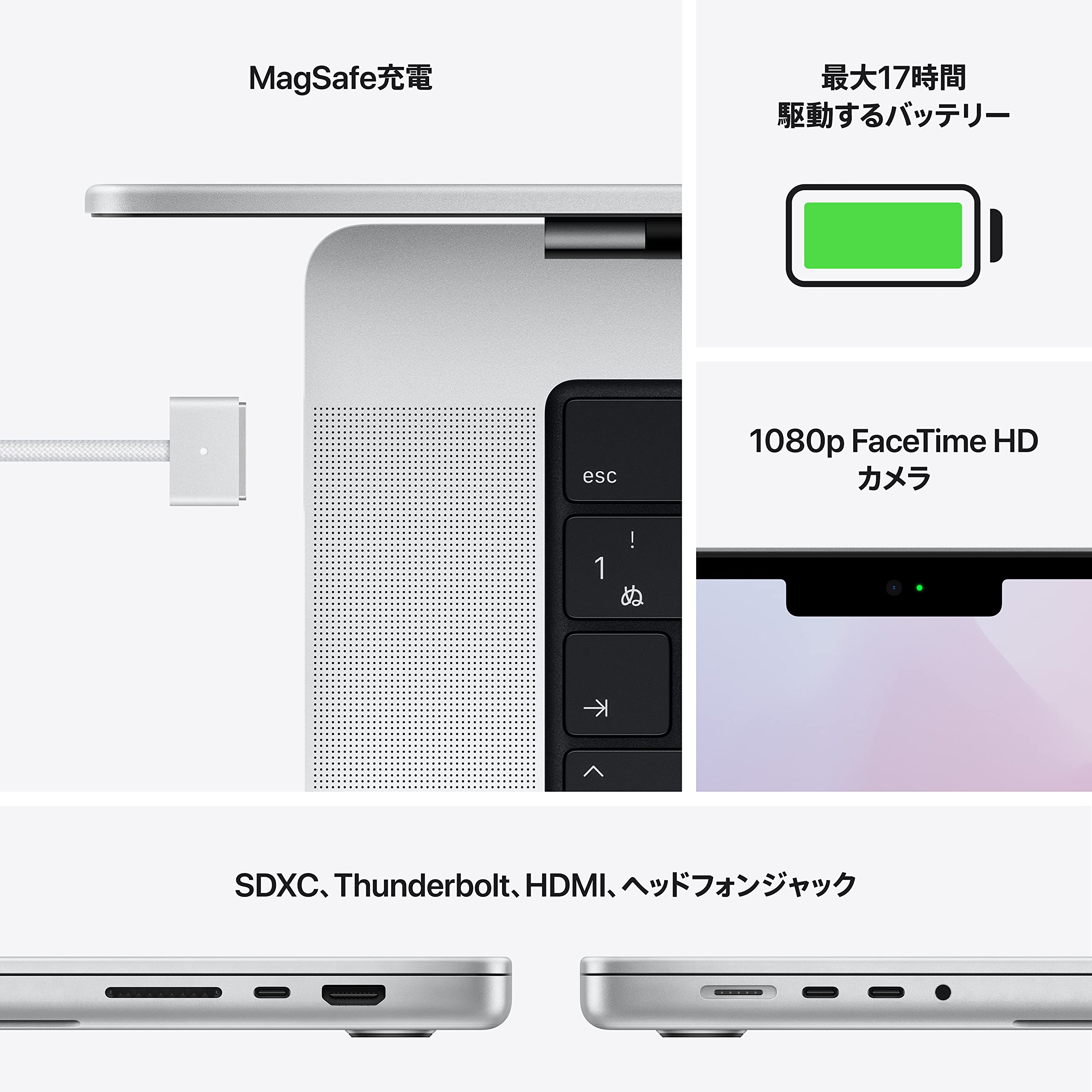 Amazon.co.jp: 【整備済み品】Apple MacBook Pro 2021 (14インチ,16GB
