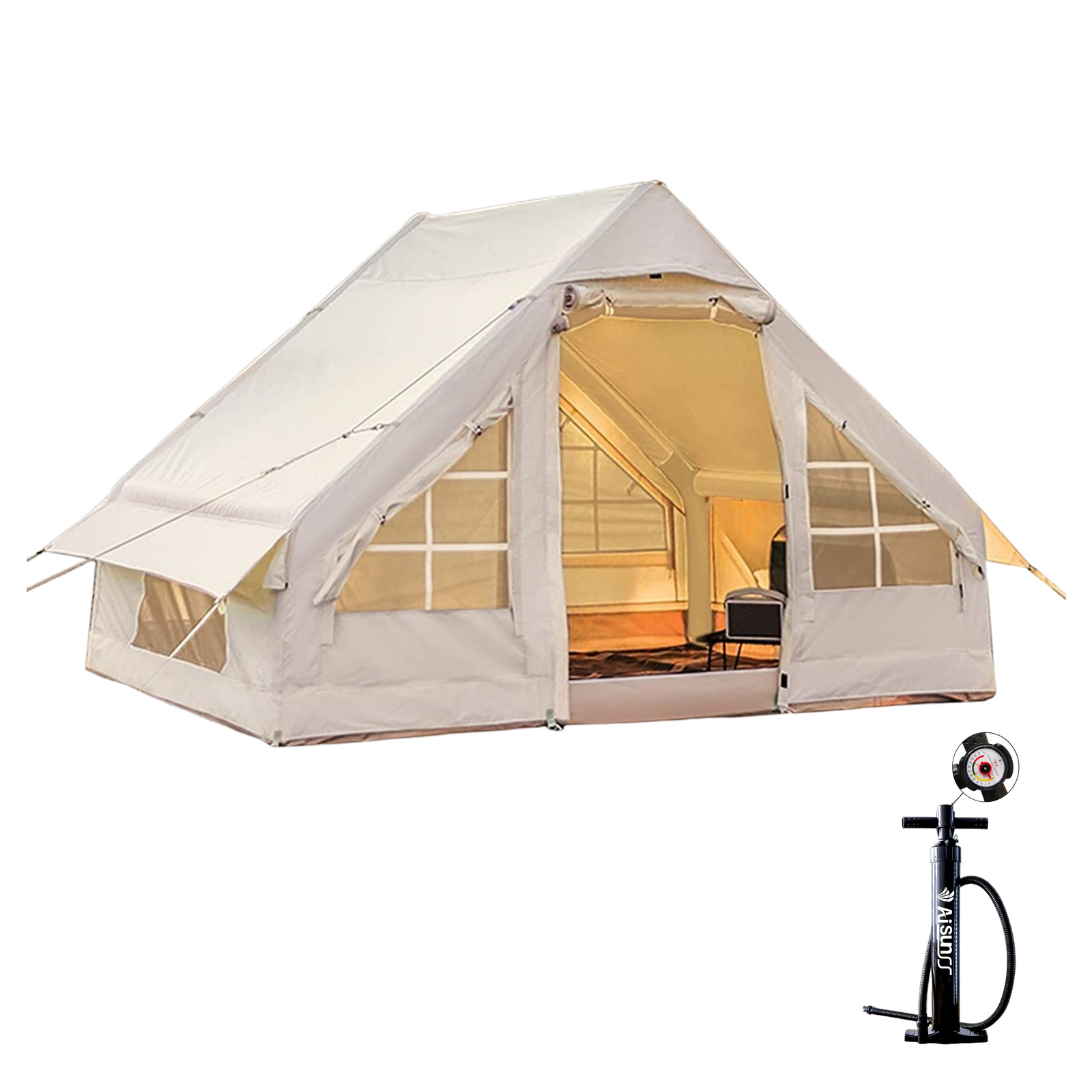 Amazon.co.jp: AISUNSS エアーテント 防水オックスフォード布 エア