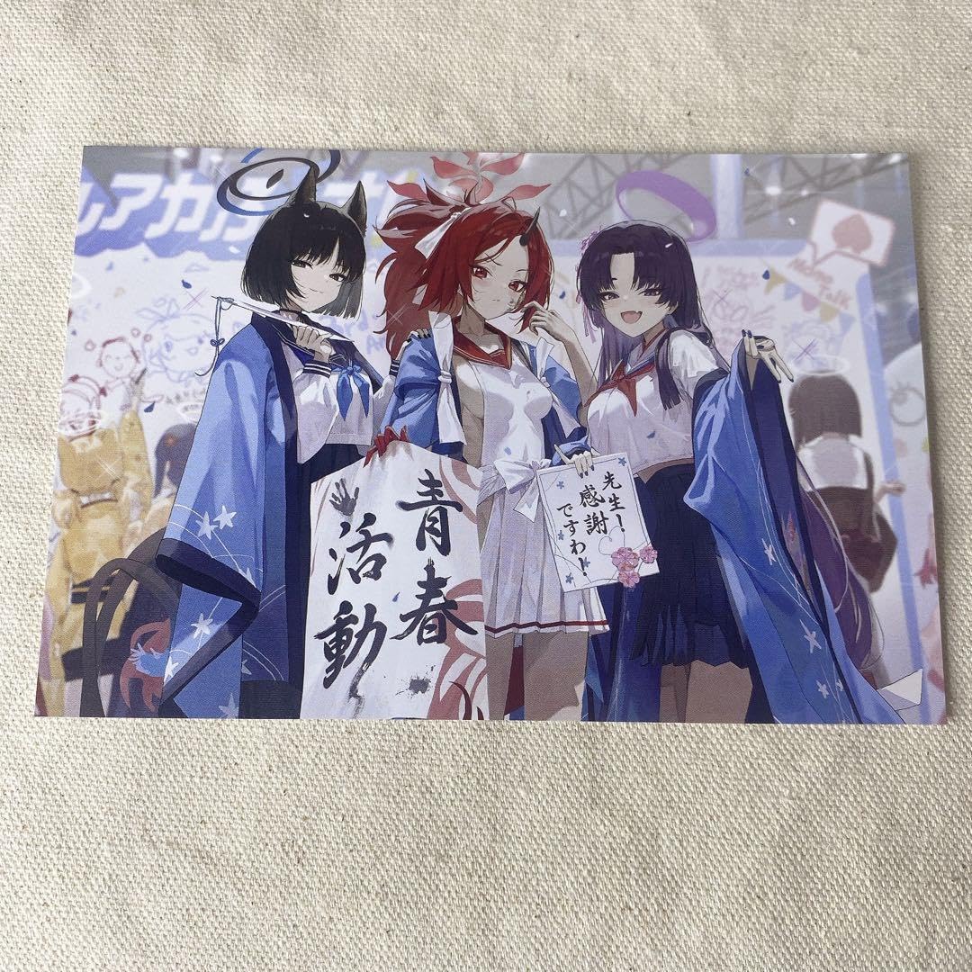 Amazon.co.jp: ブルアカふぇす ポストカード 百花繚乱紛争調停委員会