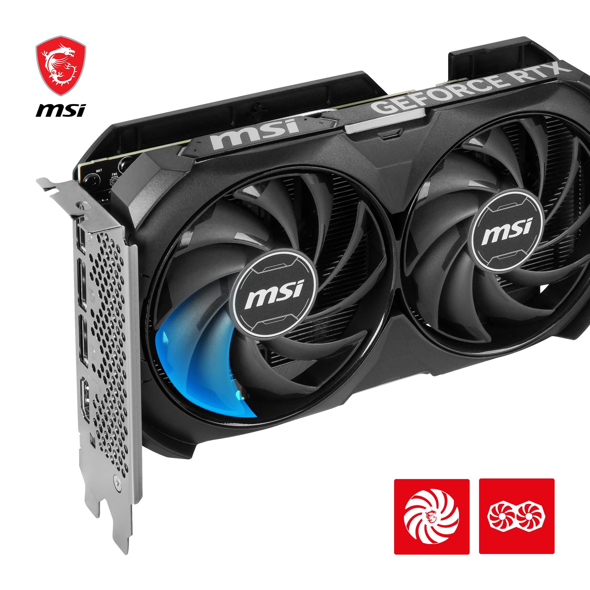 Amazon.com: MSI GeForce RTX 4060 Ti Ventus 2X Black 8G OC Graphics