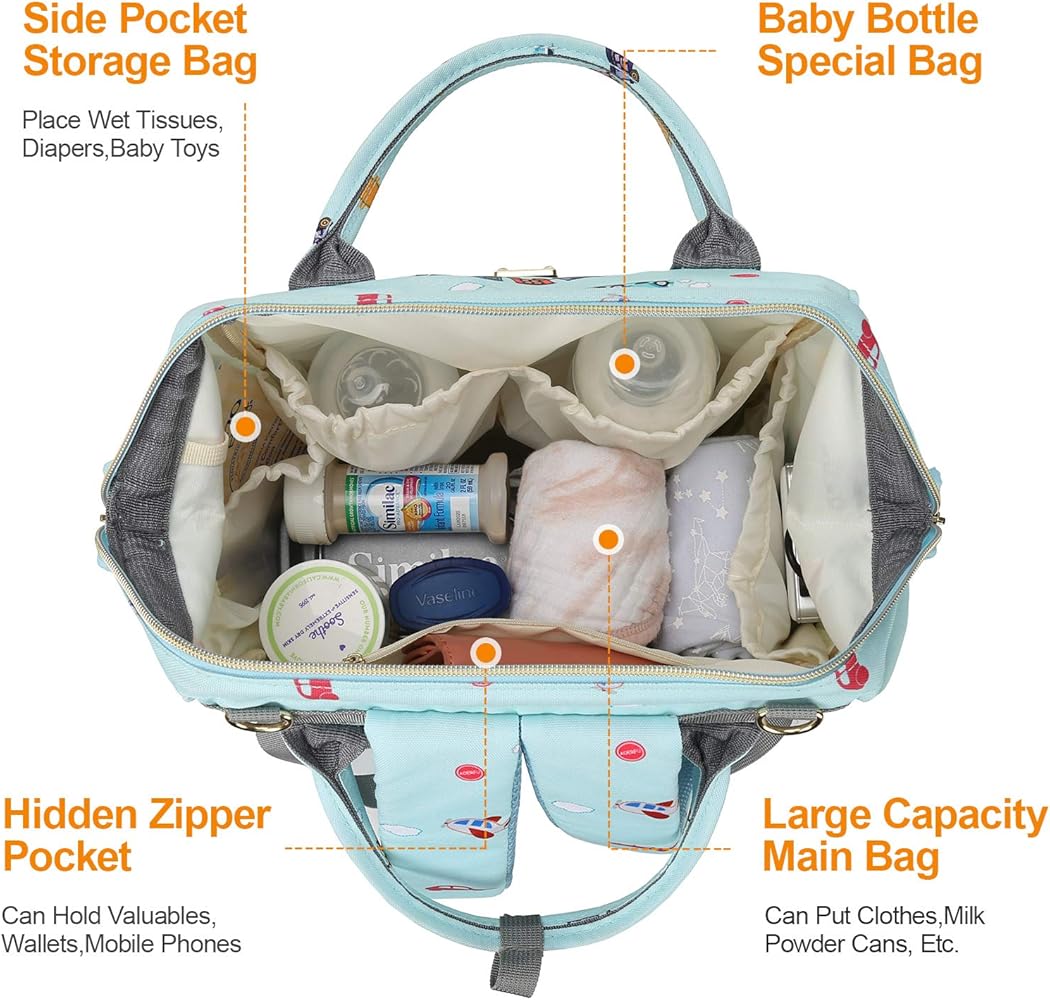 Diaper Bags Backpack for Mom Dad Baby Care Bag Maternity Nappy