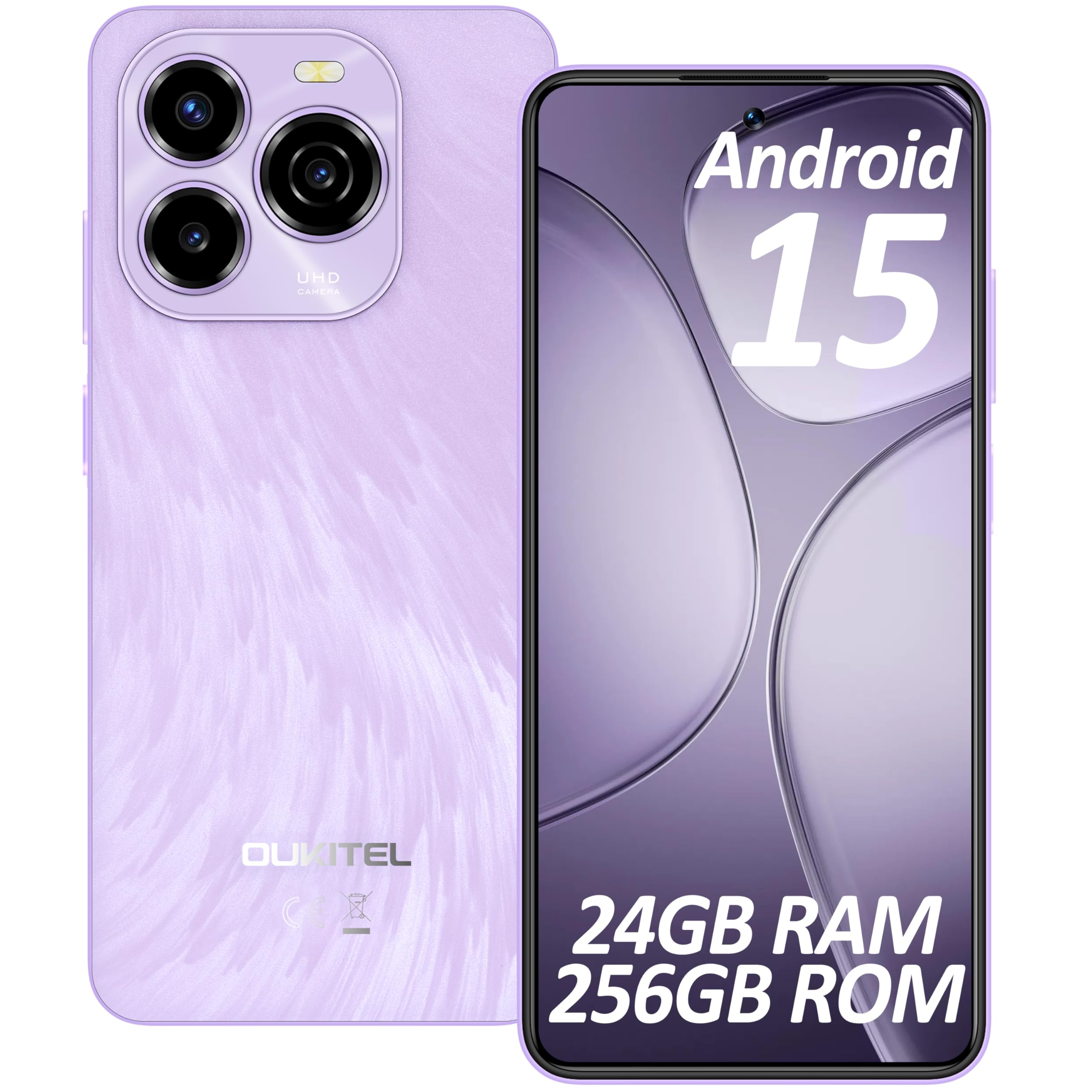 Amazon | OUKITEL C65 PRO SIMフリー スマホ 本体 24GB RAM+256GB ROM