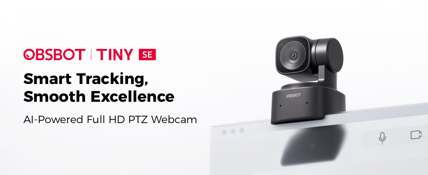 Amazon.com: OBSBOT Tiny SE 1080P 100FPS Webcam for PC, AI Tracking