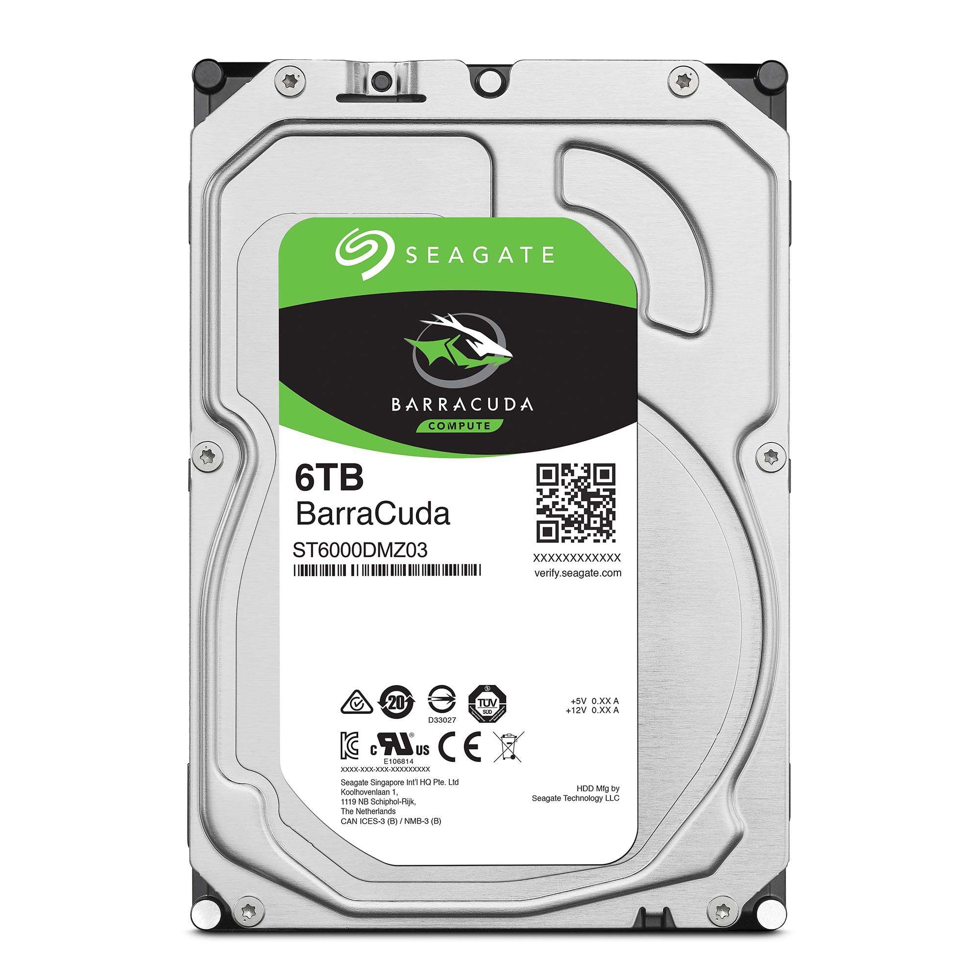 Amazon.com: Seagate BarraCuda 6TB Internal Hard Drive HDD – 3.5
