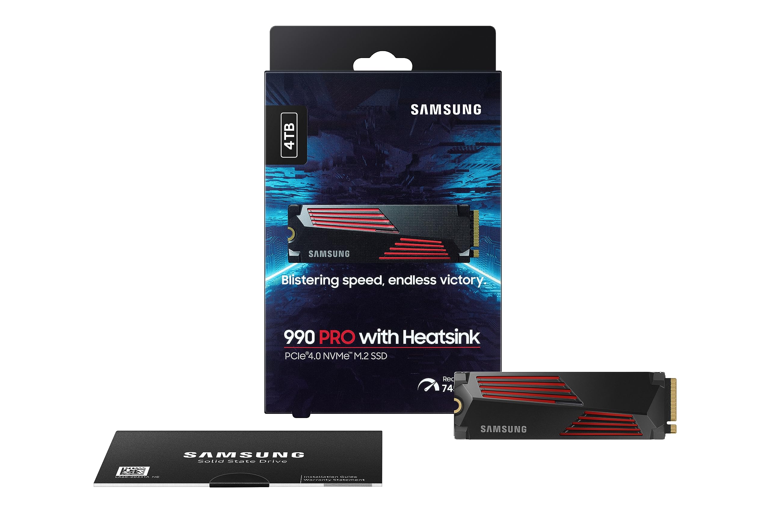 Amazon.com: Samsung 990 PRO Heatsink SSD 4TB, NVMe M.2 2280, Read