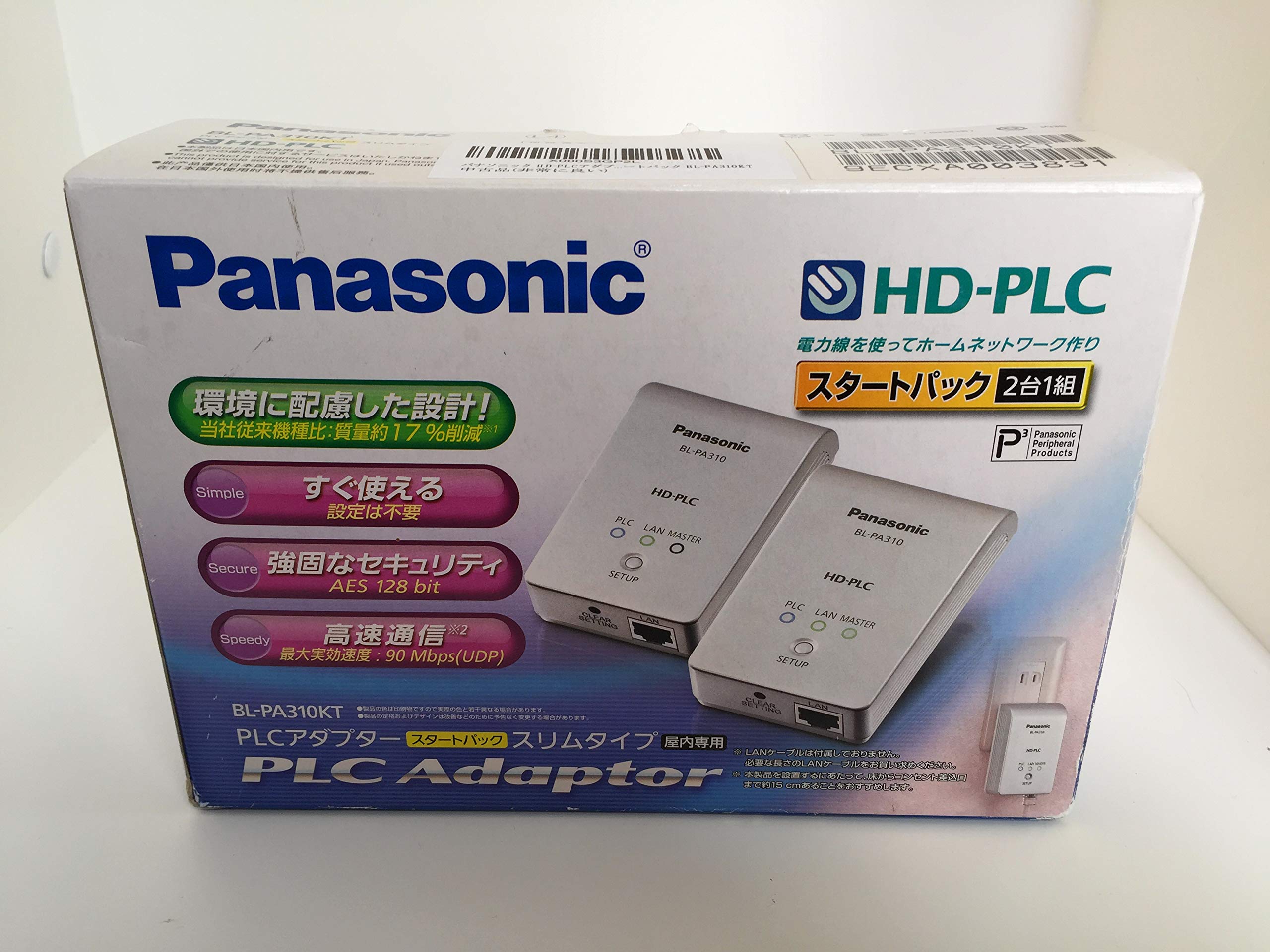 Amazon | パナソニック HD-PLCアダプタースタートパック BL-PA310KT