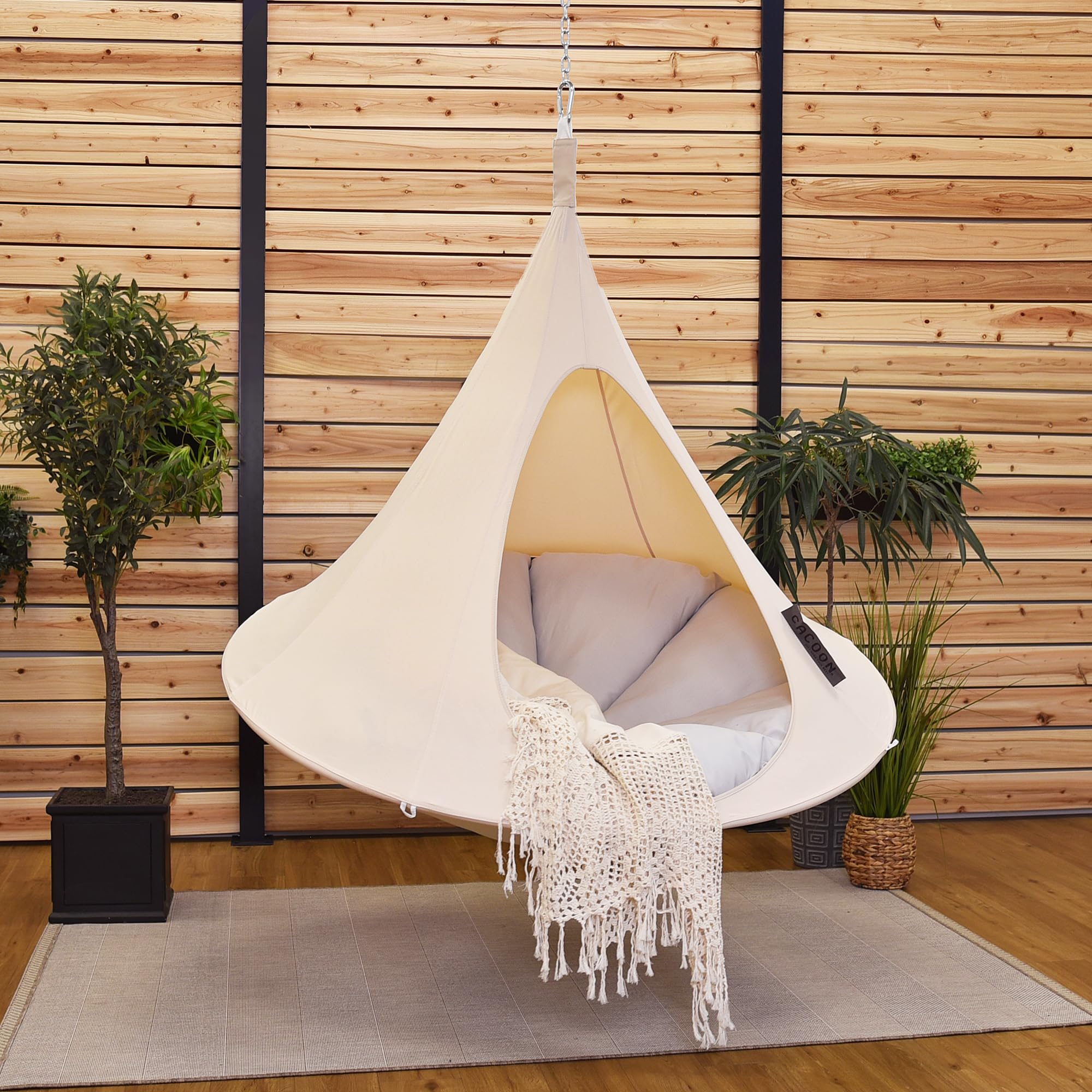 Amazon.co.jp: CACOON(カクーン) テント型ハンモック ナチュラル