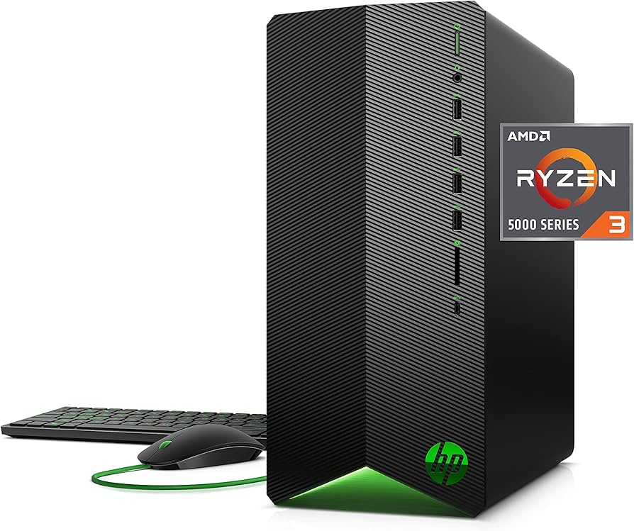 Amazon.com: HP Pavilion Gaming PC, AMD Ryzen 3 5300G Processor, 8