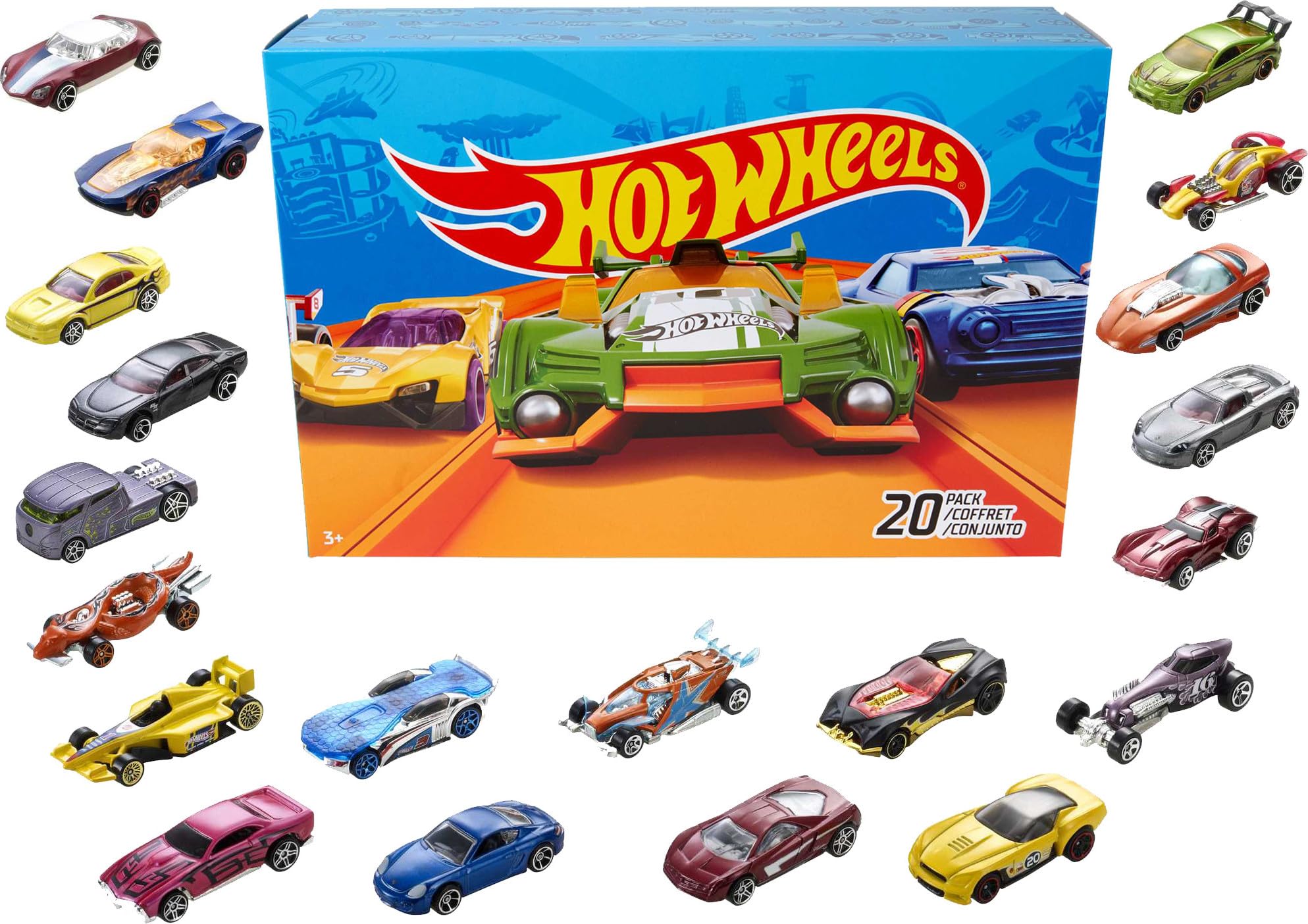 Amazon.co.jp: Hot Wheels 20 Car Gift Pack (Styles May Vary) : おもちゃ