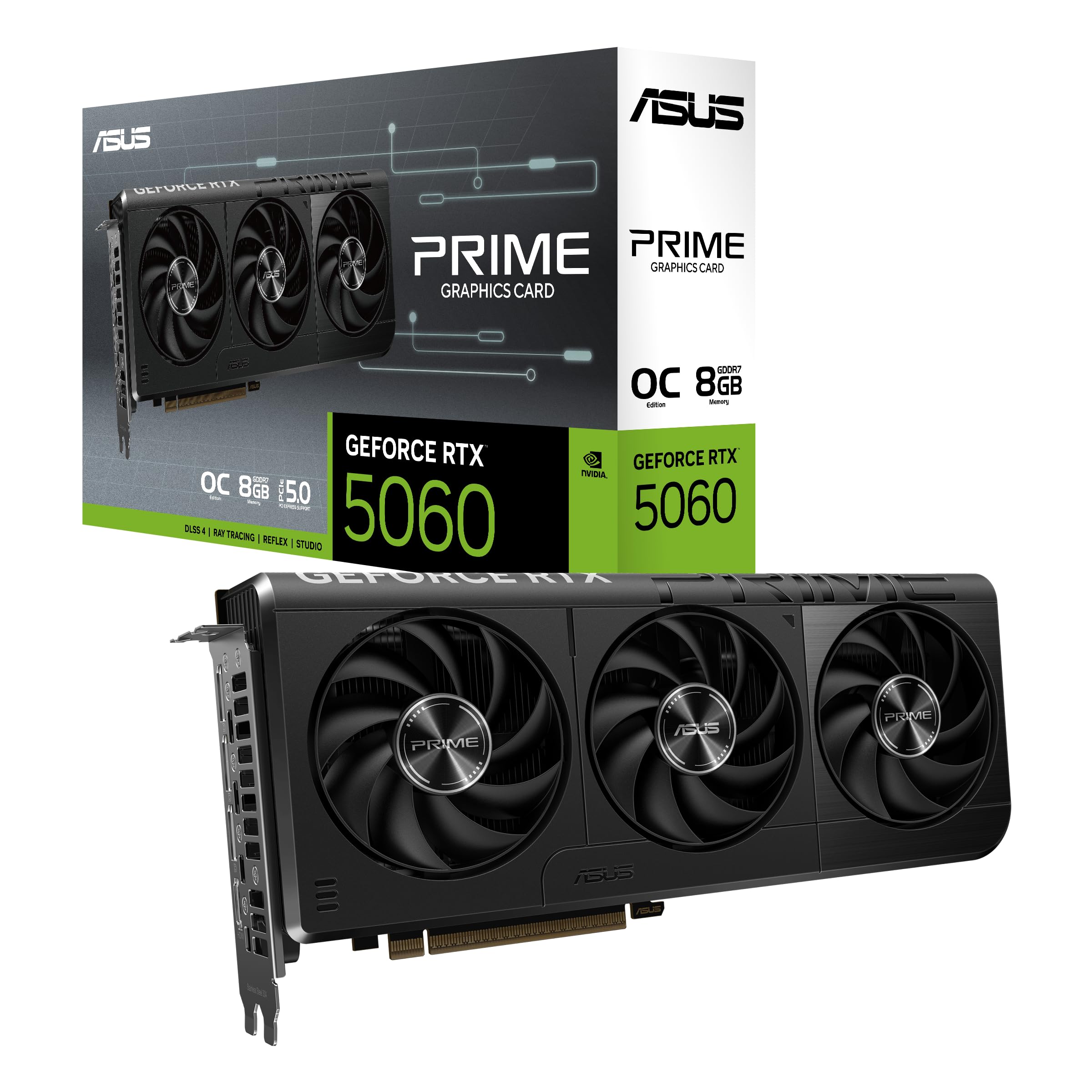 Amazon | ASUS Prime GeForce RTX 5060 8GB GDDR7 OC Edition