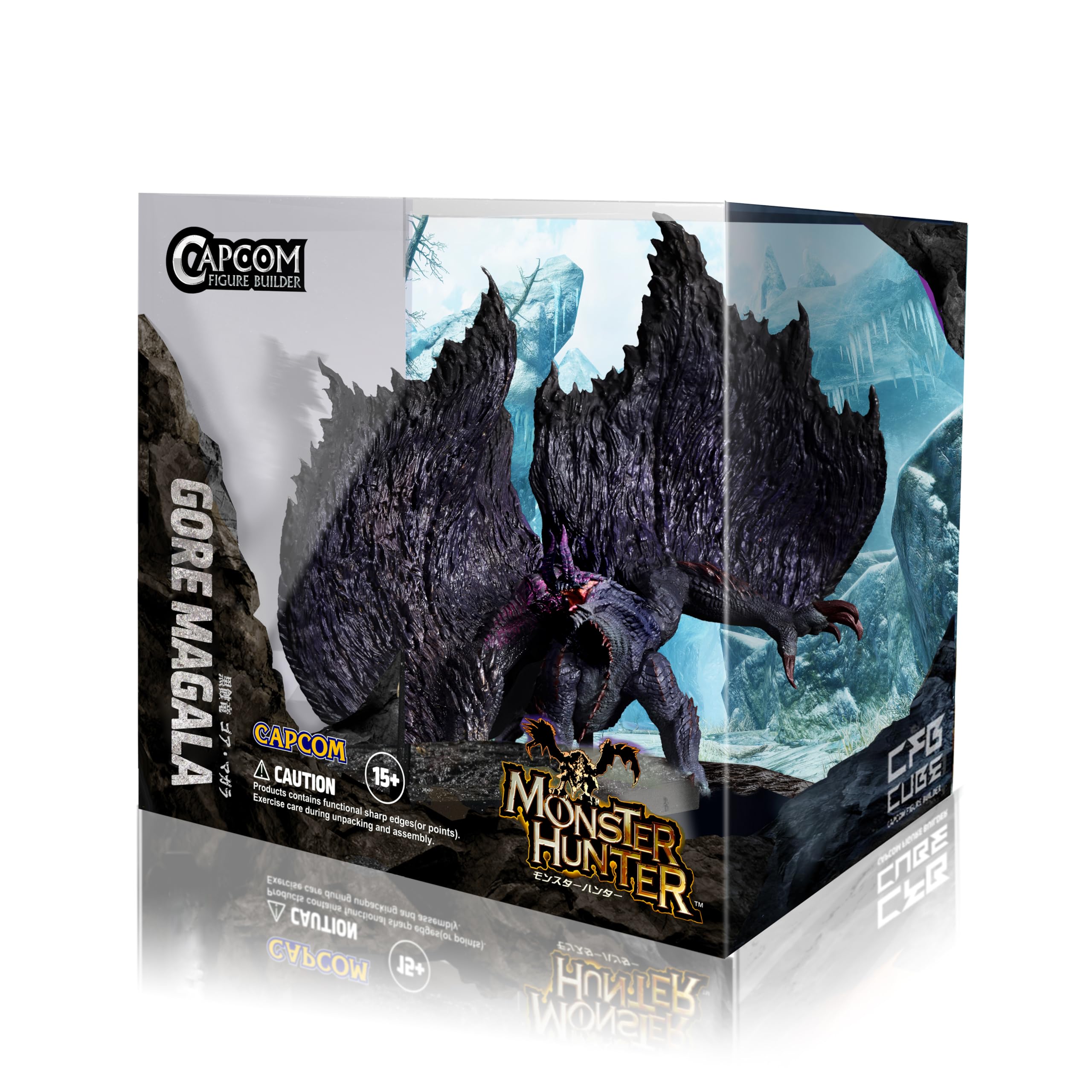 Amazon | CAPCOM FIGURE BUILDER CUBE MONSTER HUNTER 黒蝕竜 ゴア