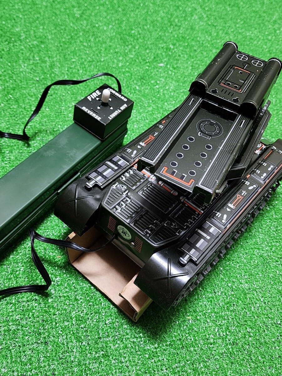 Amazon.co.jp: 戦車ミサイルタンク レトロ ブリキおもちゃ MIILE TANK