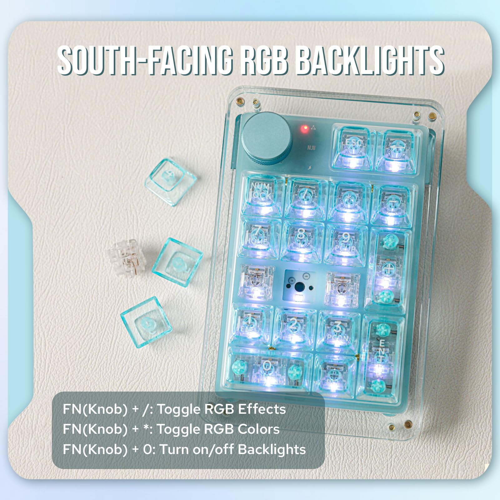 Amazon | KiiBoom Phantom 21 ゲーミングキーボード ホットスワップ